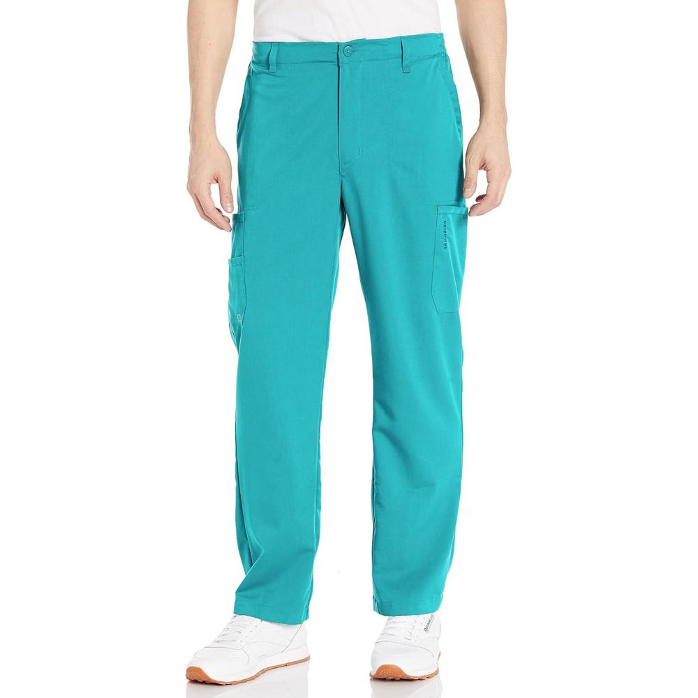 WonderWink Mens Medical-Scrubs-Pants(Teal Blue)