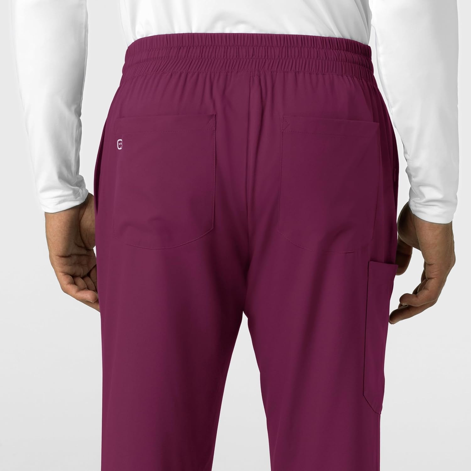 Wink Boundless Men’s Straight Leg Scrub Pant(Wine)