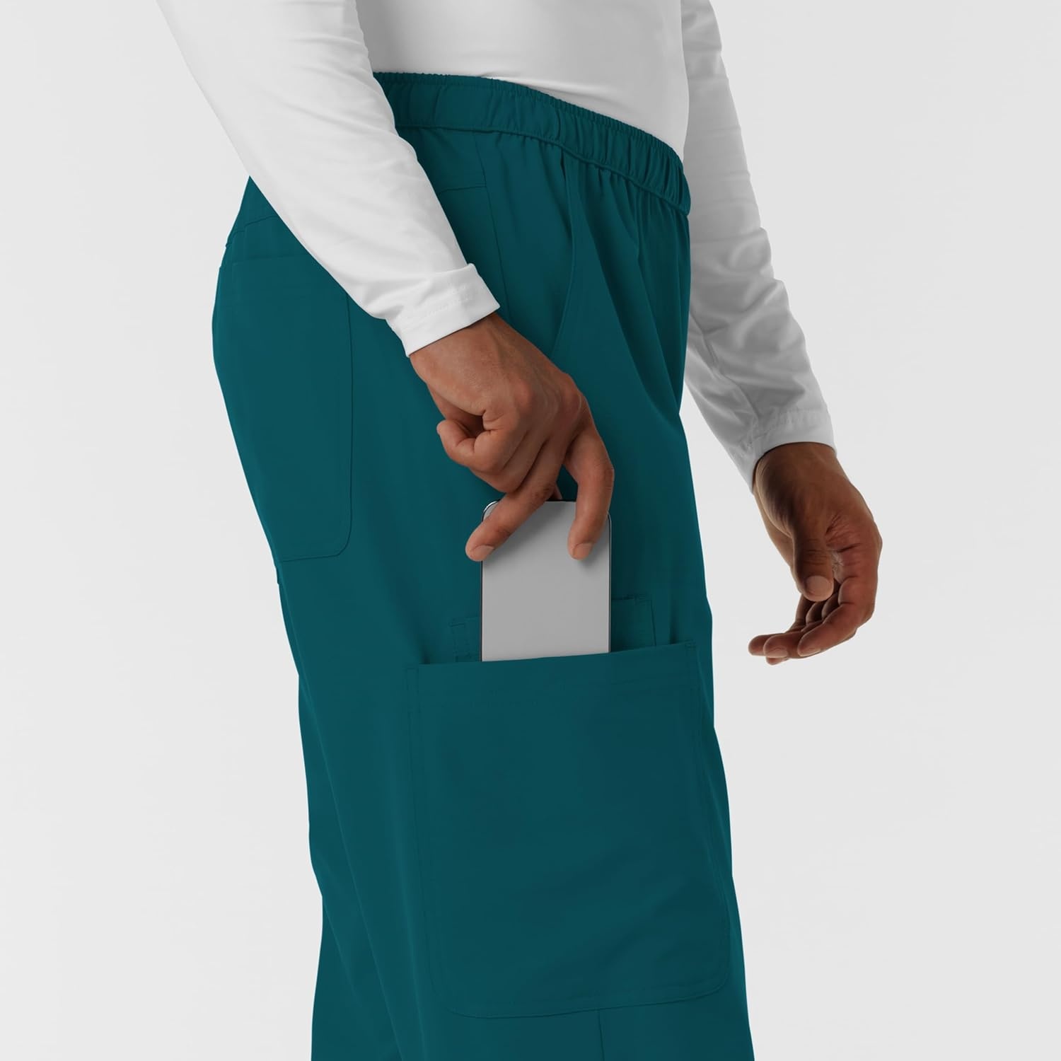 Wink Nurtur Men’s Straight Leg Cargo Scrub Pant(Caribbean)