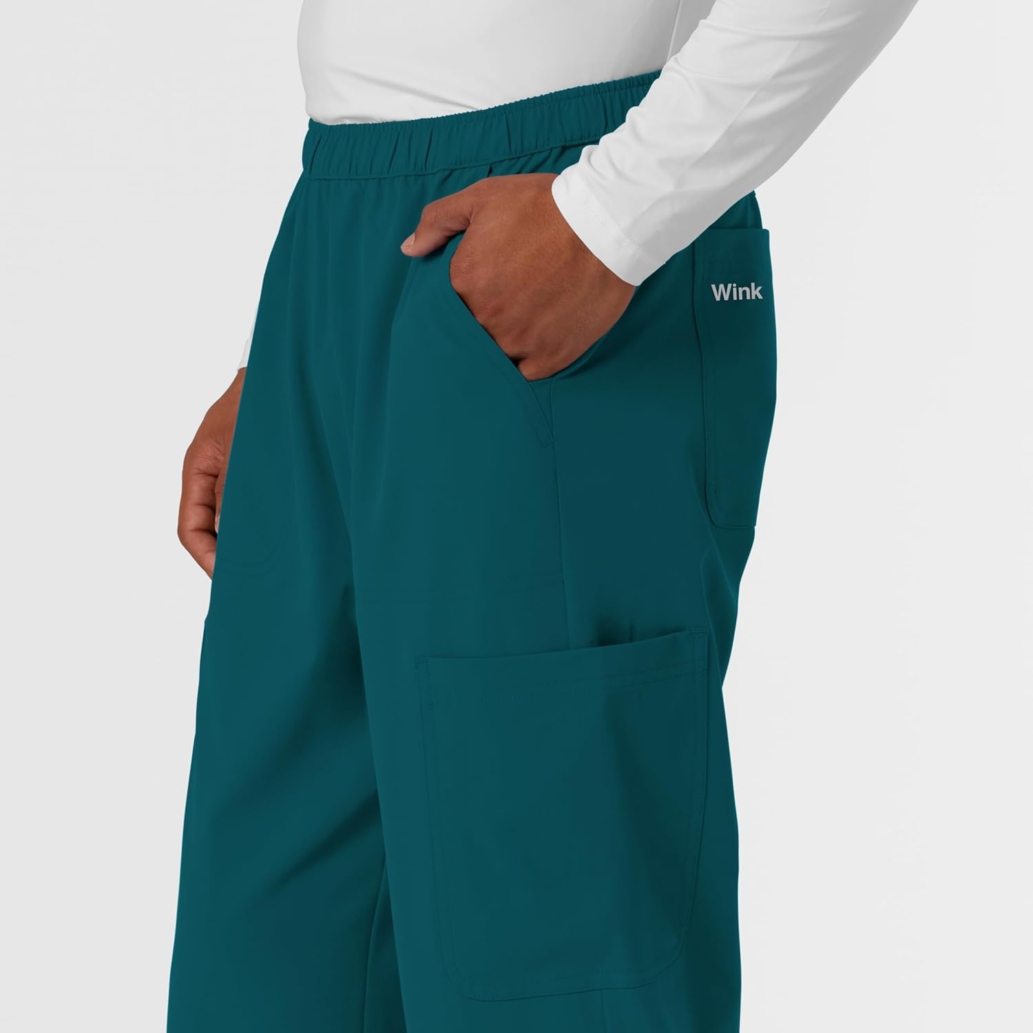 Wink Nurtur Men’s Straight Leg Cargo Scrub Pant(Caribbean)