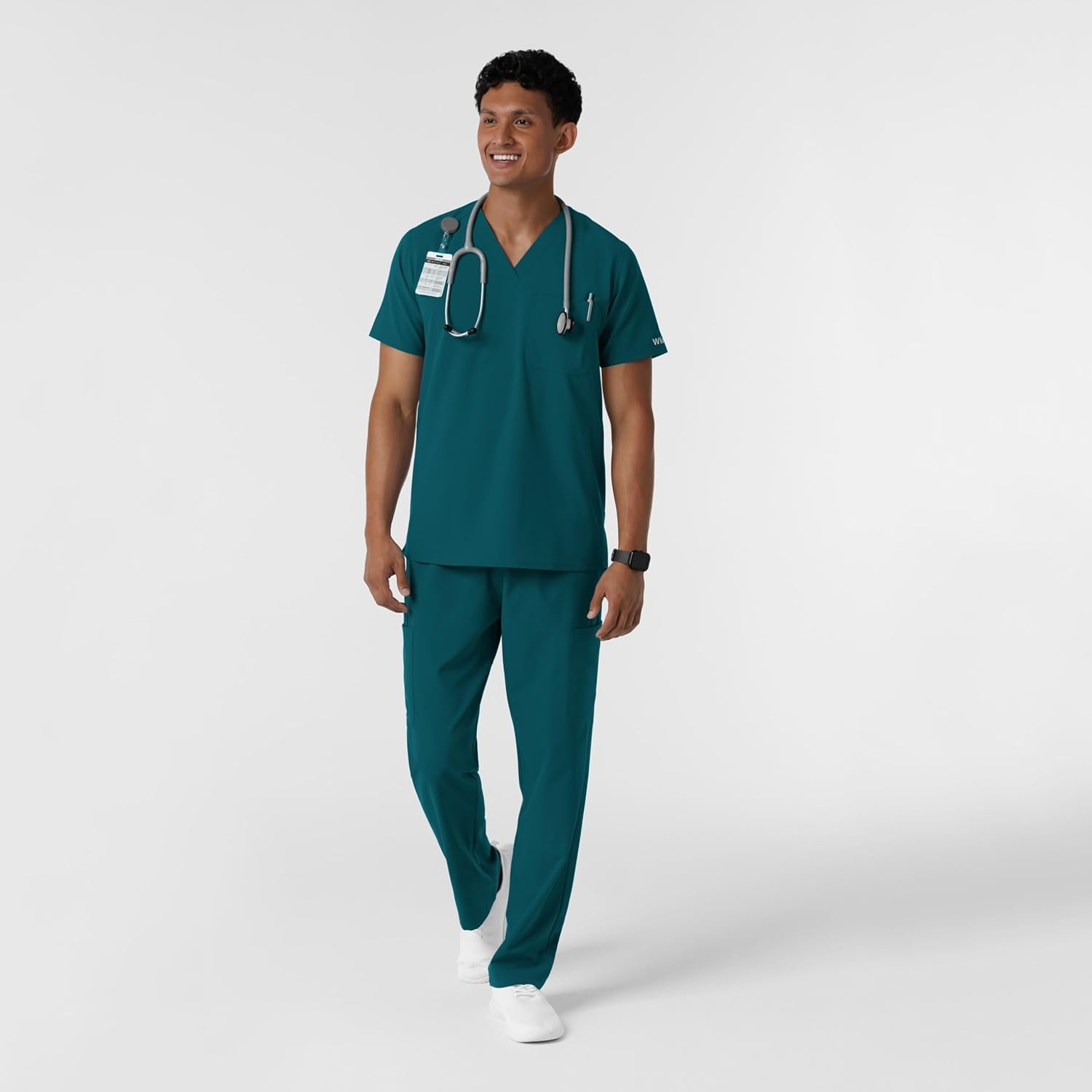 Wink Nurtur Men’s Straight Leg Cargo Scrub Pant(Caribbean)