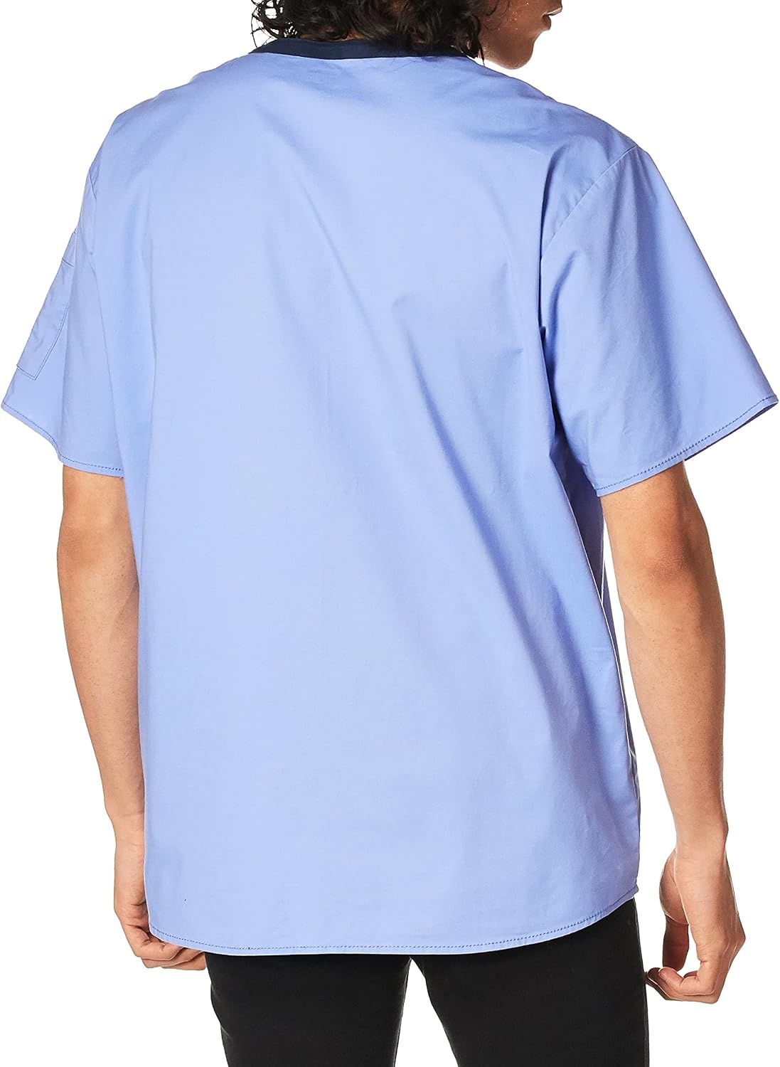 WonderWink Men’s Wonderflex Honor Scrub Top(Ceil Blue)