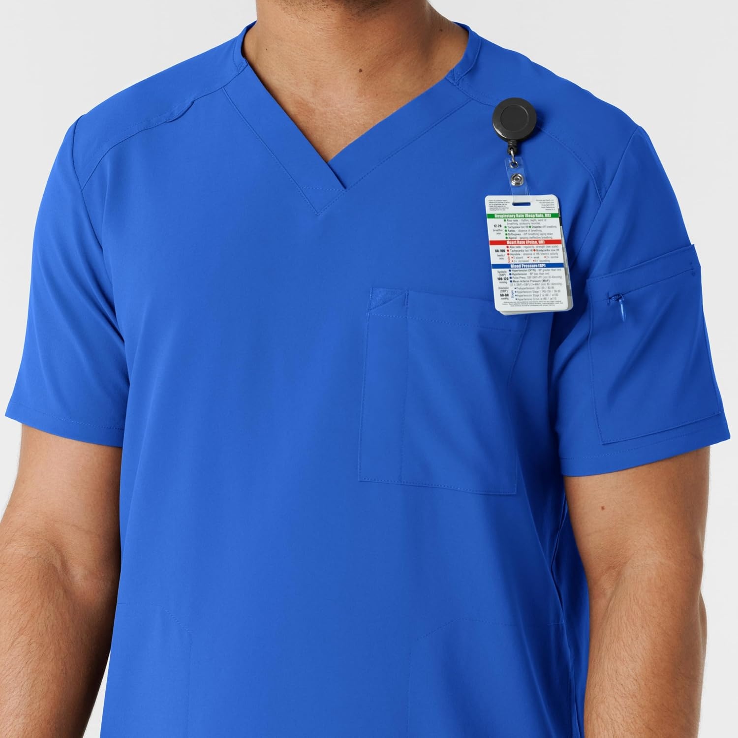 Wink Renew Men’s V-Neck 5 Pocket Scrub Top(Royal)