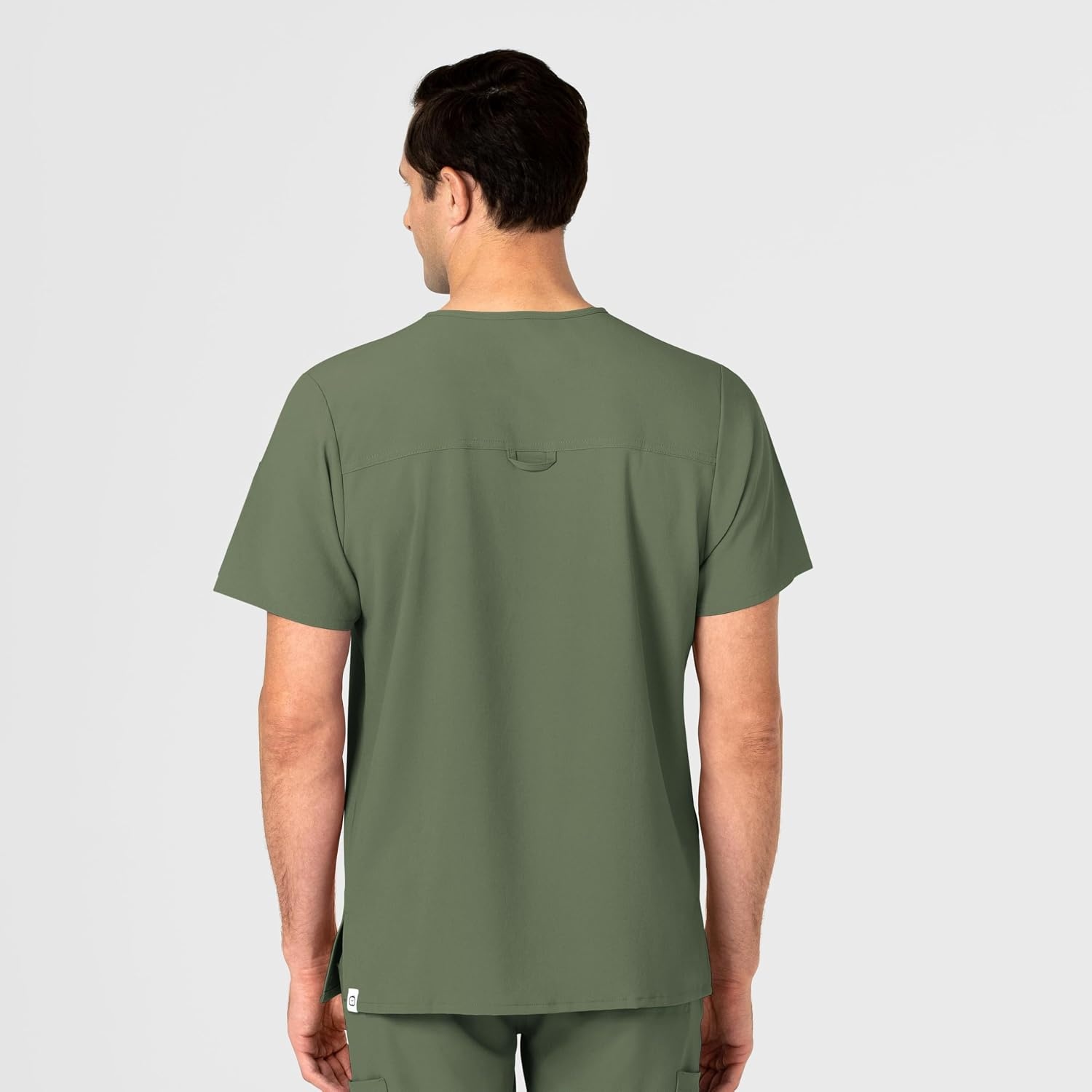 WINK Mens Scrub Top(Olive)