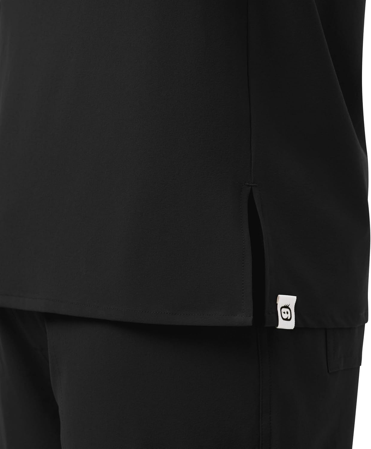 WINK Mens Scrub Top(Black)