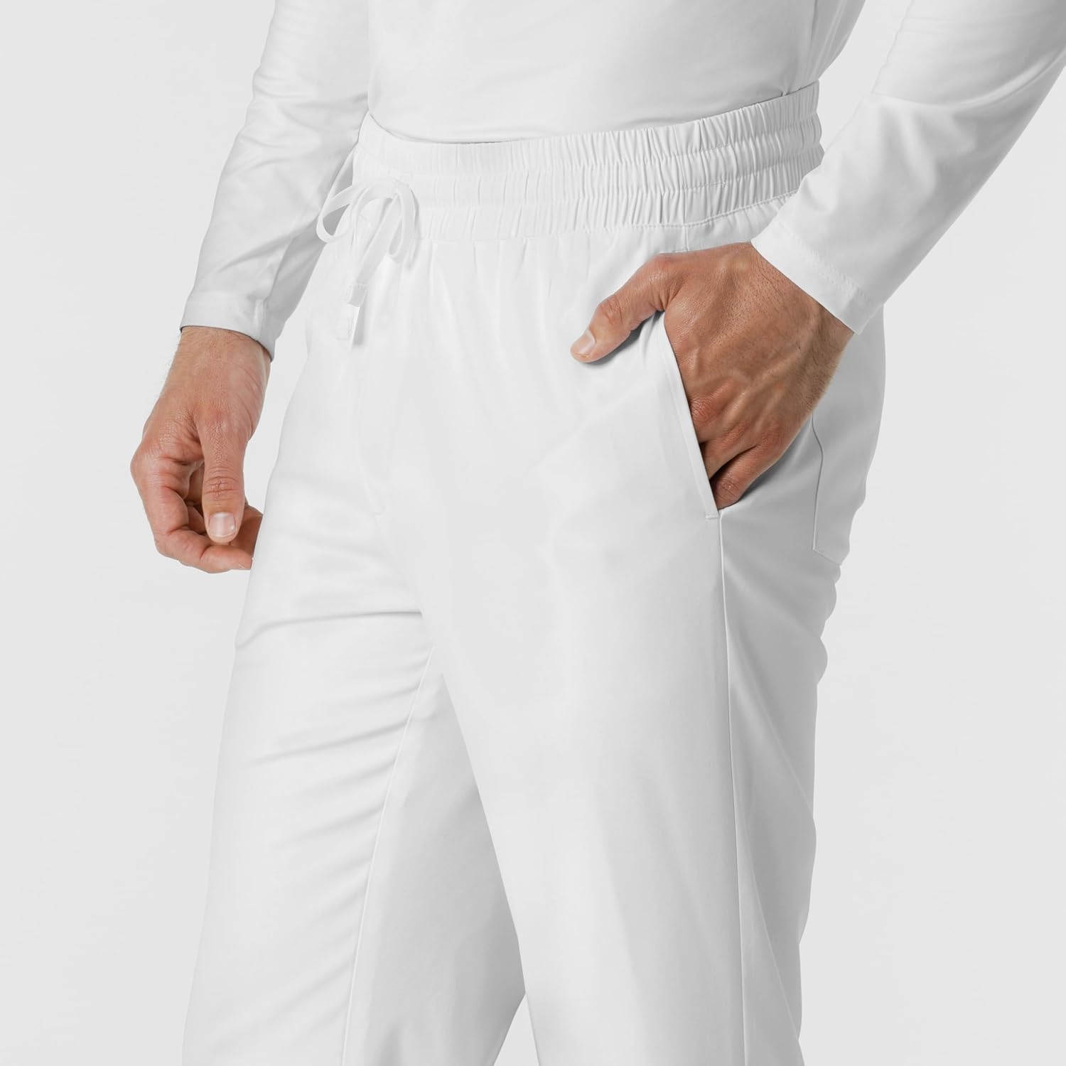 Wink Boundless Men’s Straight Leg Scrub Pant(White)