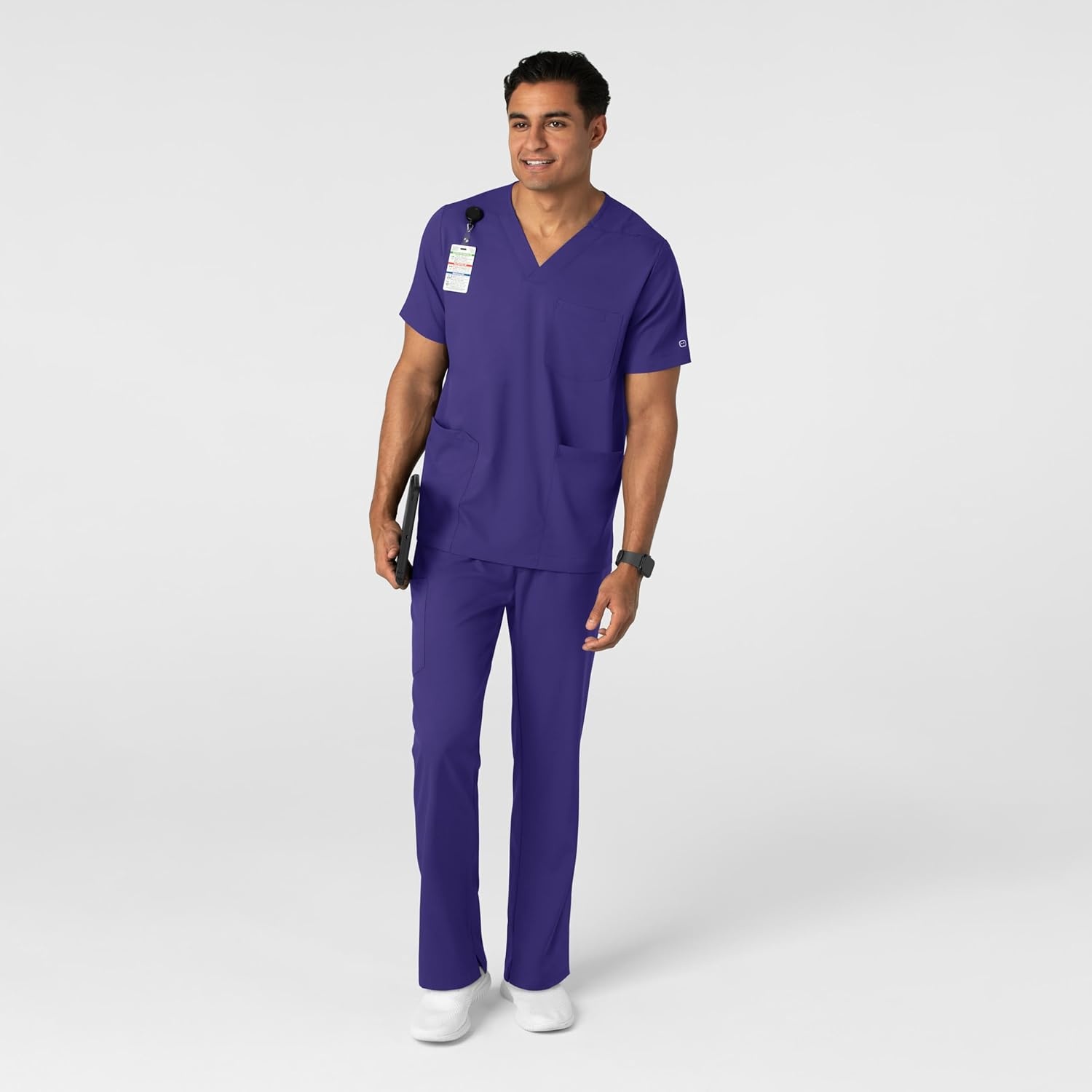 Wink Boundless Men’s Straight Leg Scrub Pant(Grape)