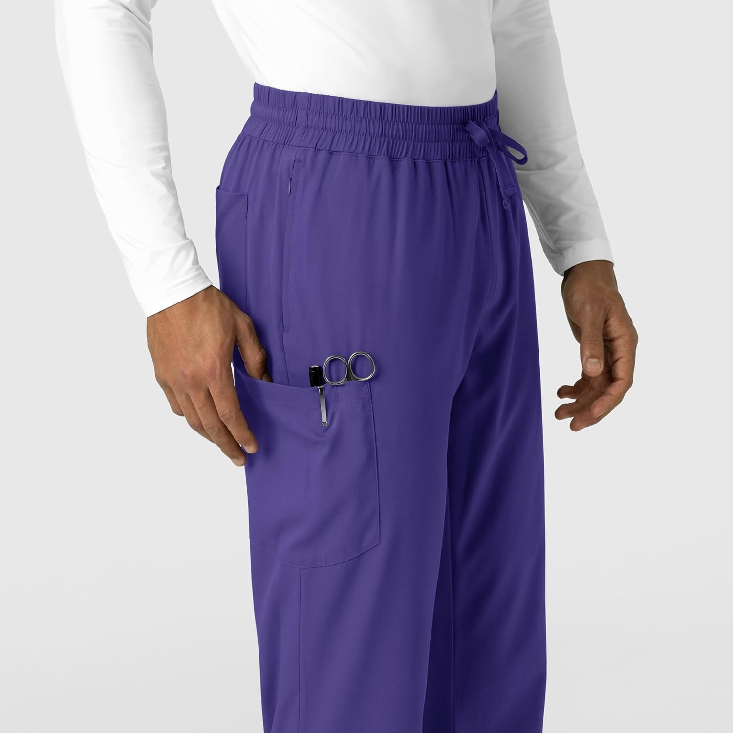 Wink Boundless Men’s Straight Leg Scrub Pant(Grape)