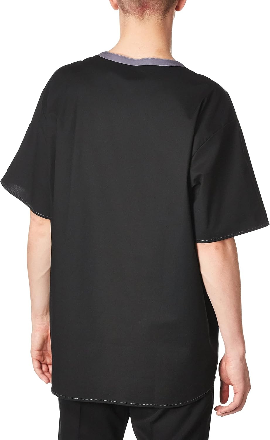 WonderWink Men’s Wonderflex Honor Scrub Top(Black)
