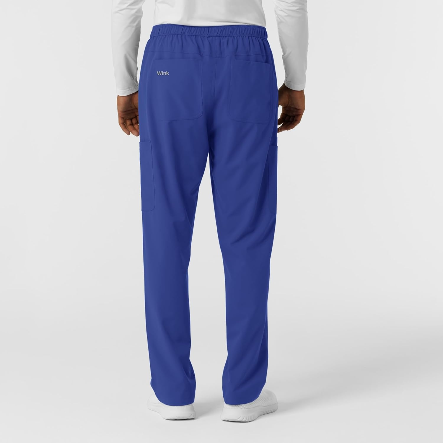 Wink Nurtur Men’s Straight Leg Cargo Scrub Pant(Galaxy Blue)