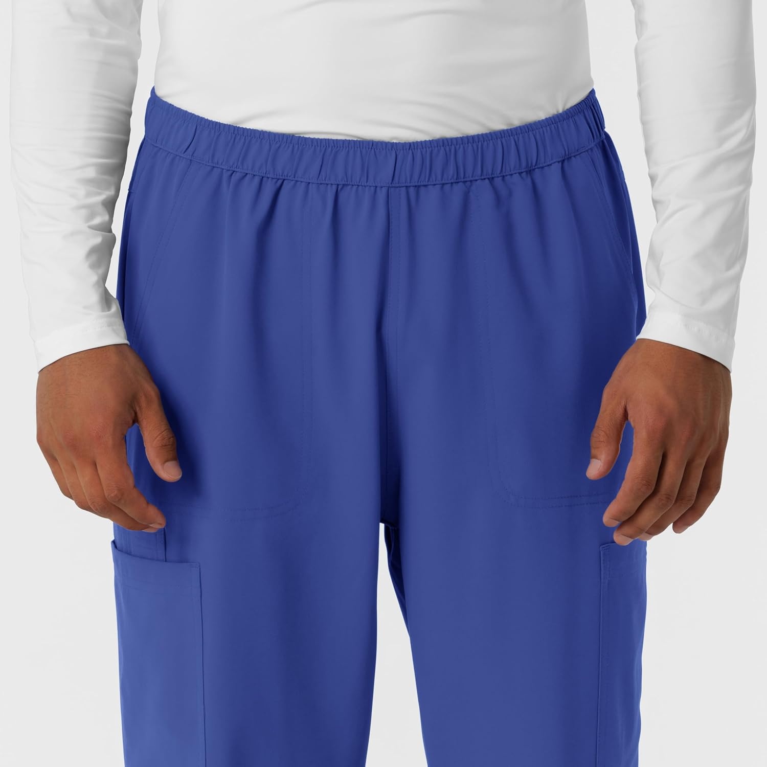 Wink Nurtur Men’s Straight Leg Cargo Scrub Pant(Galaxy Blue)