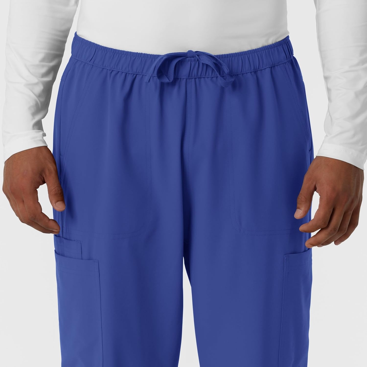 Wink Nurtur Men’s Straight Leg Cargo Scrub Pant(Galaxy Blue)
