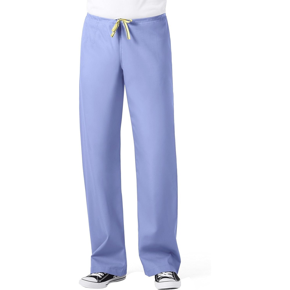 WonderWink Men’s Petite Origins Papa Unisex Scrub Pant, Ceil Blue, Small