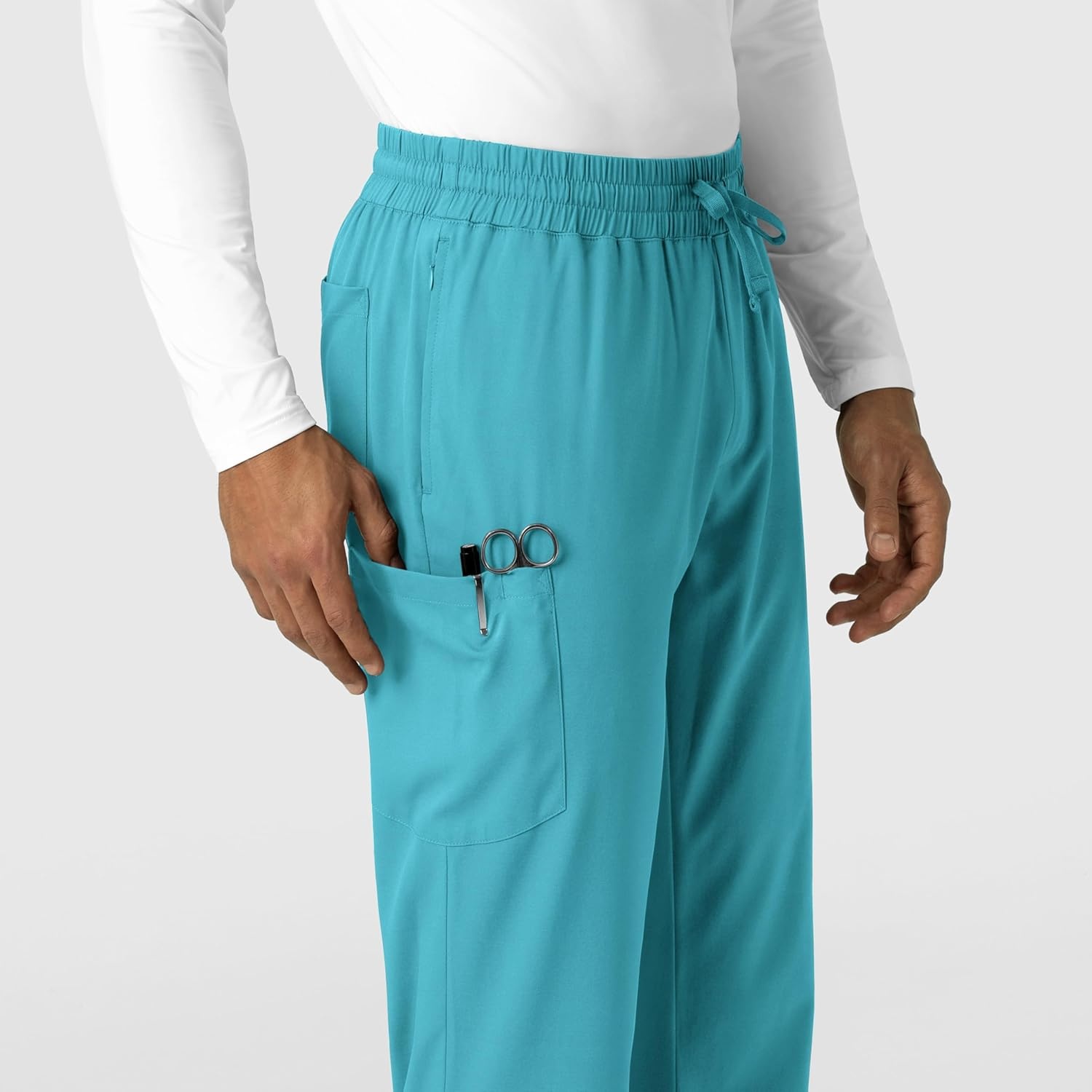 Wink Boundless Men’s Straight Leg Scrub Pant(Teal)