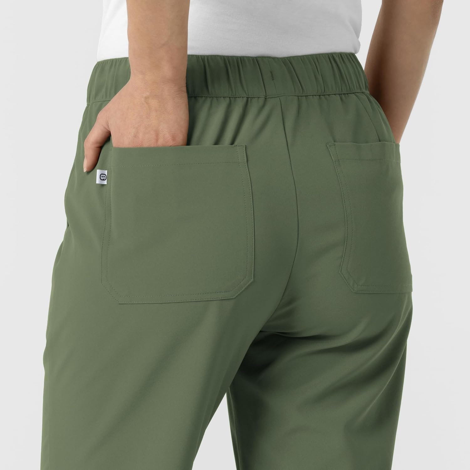 Wink Renew Women’s Pintuck Scrub Pant(Olive)