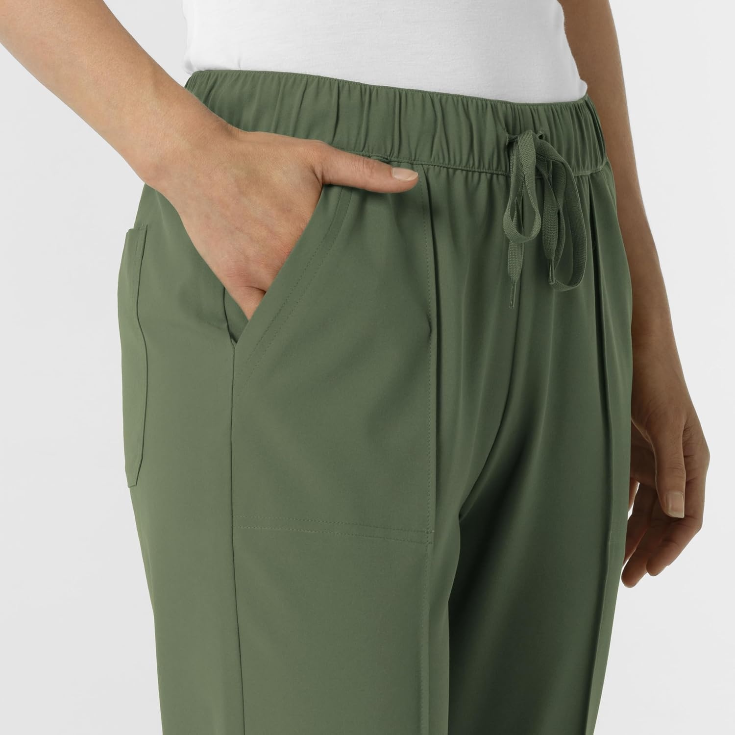 Wink Renew Women’s Pintuck Scrub Pant(Olive)