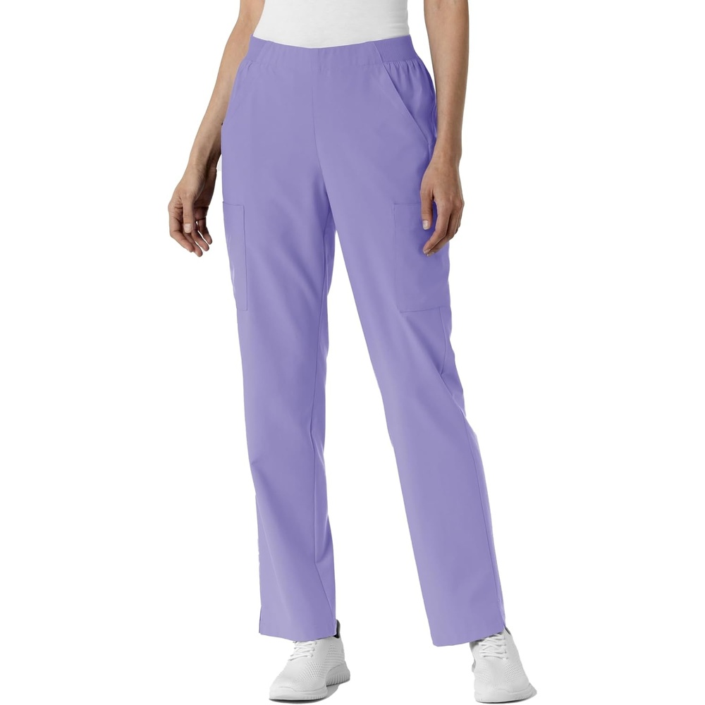 Wink Women’s Women’s Cargo Utility Scrub Pant(Iris Purple)