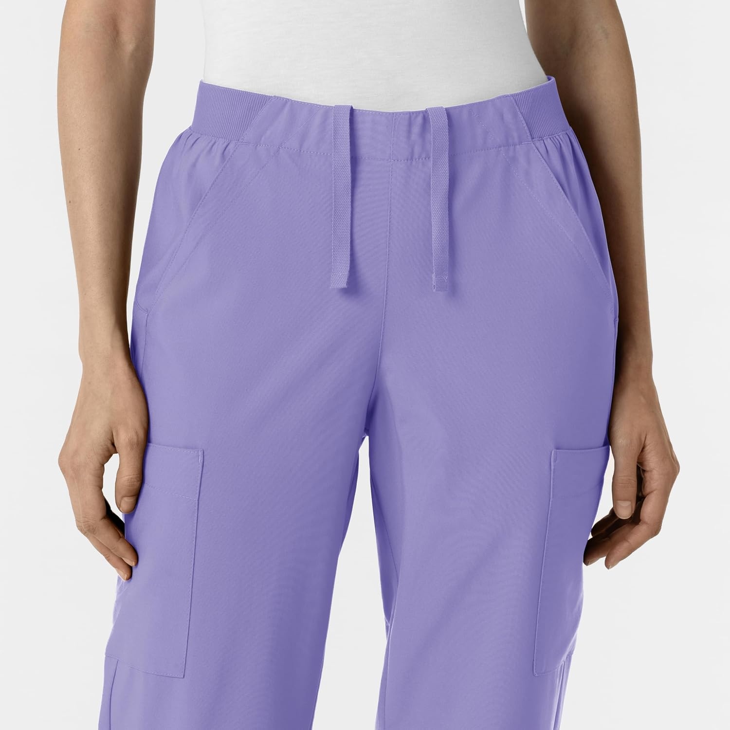 Wink Women’s Women’s Cargo Utility Scrub Pant(Iris Purple)