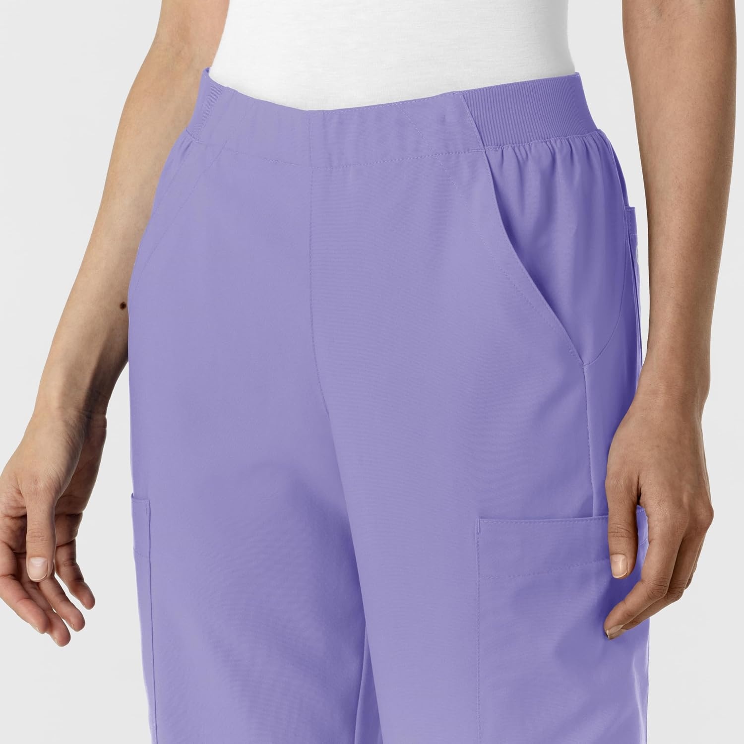 Wink Women’s Women’s Cargo Utility Scrub Pant(Iris Purple)