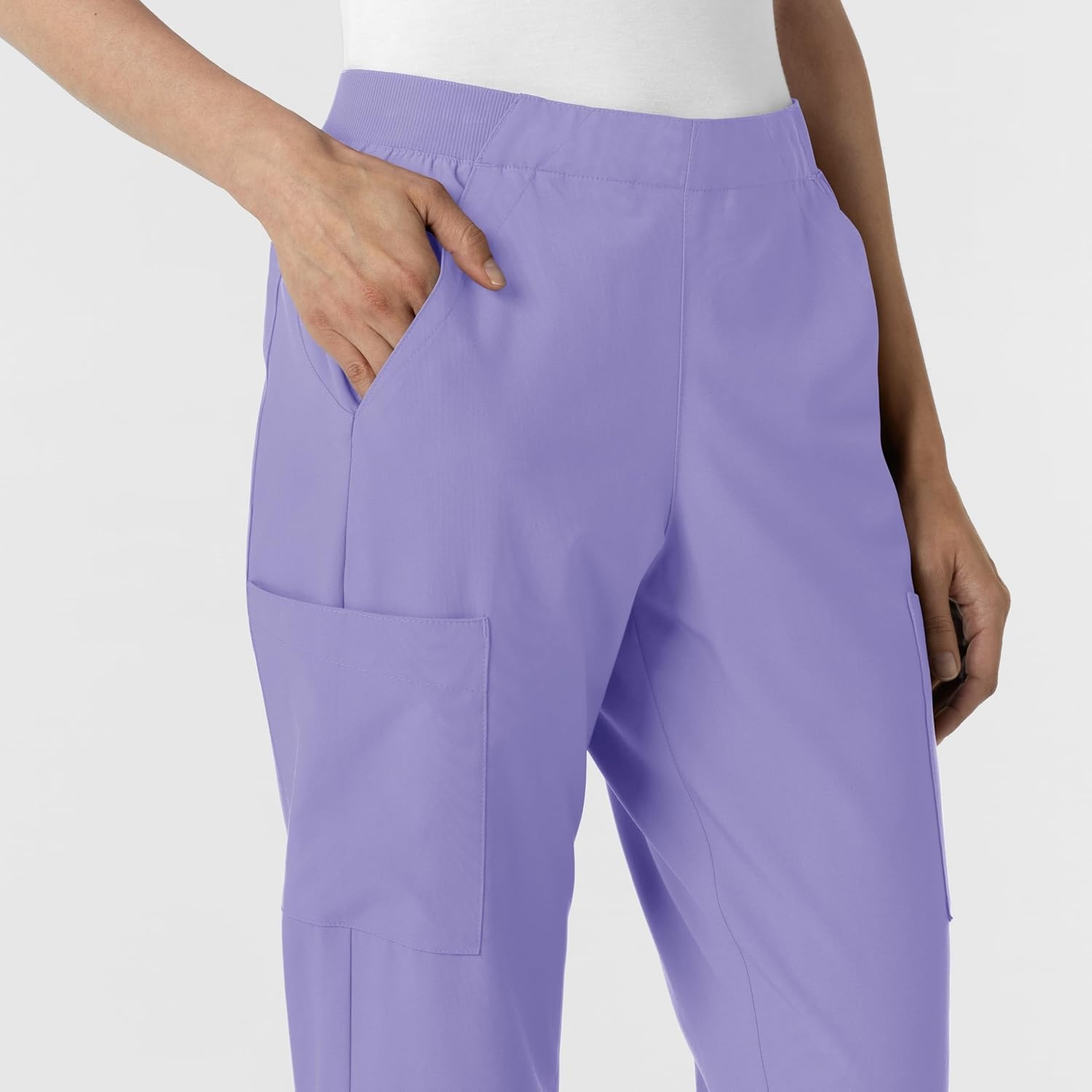 Wink Women’s Women’s Cargo Utility Scrub Pant(Iris Purple)