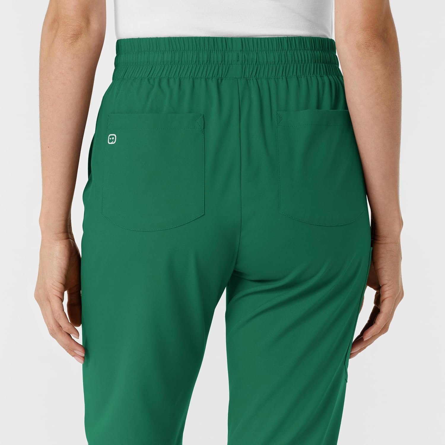 WINK Scrubs for Women, Boundless, Bootcut Pants with Drawstring and 6 Pockets(Hunter)