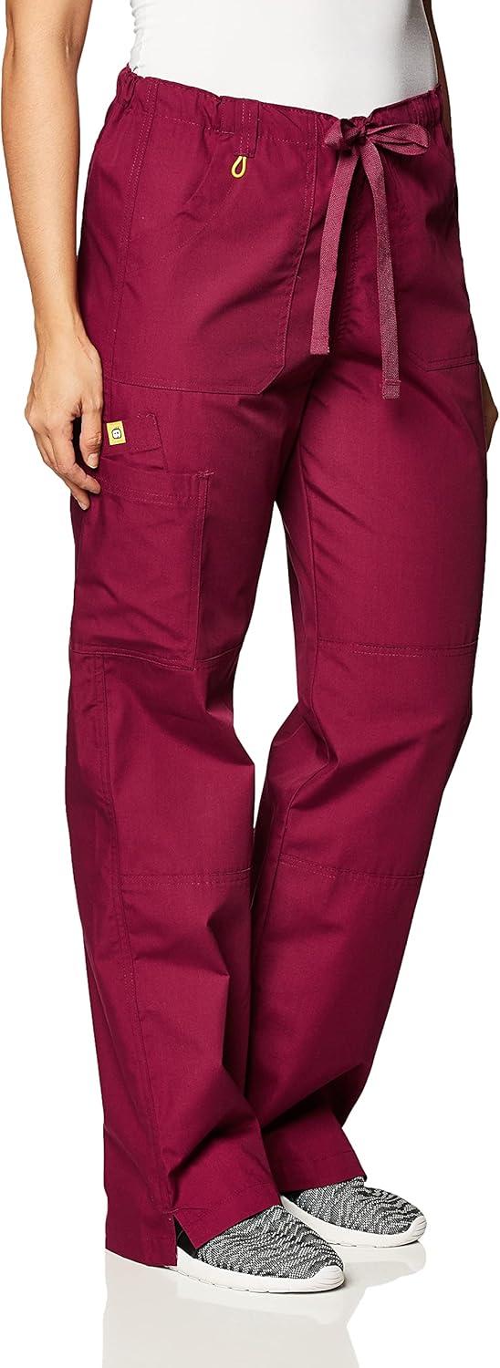 WonderWink Women’s Origins Tango Scrub Pant(Wine)
