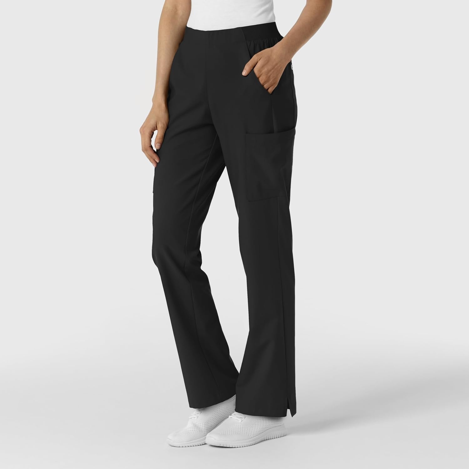 Wink Women’s Women’s Cargo Utility Scrub Pant(Black)