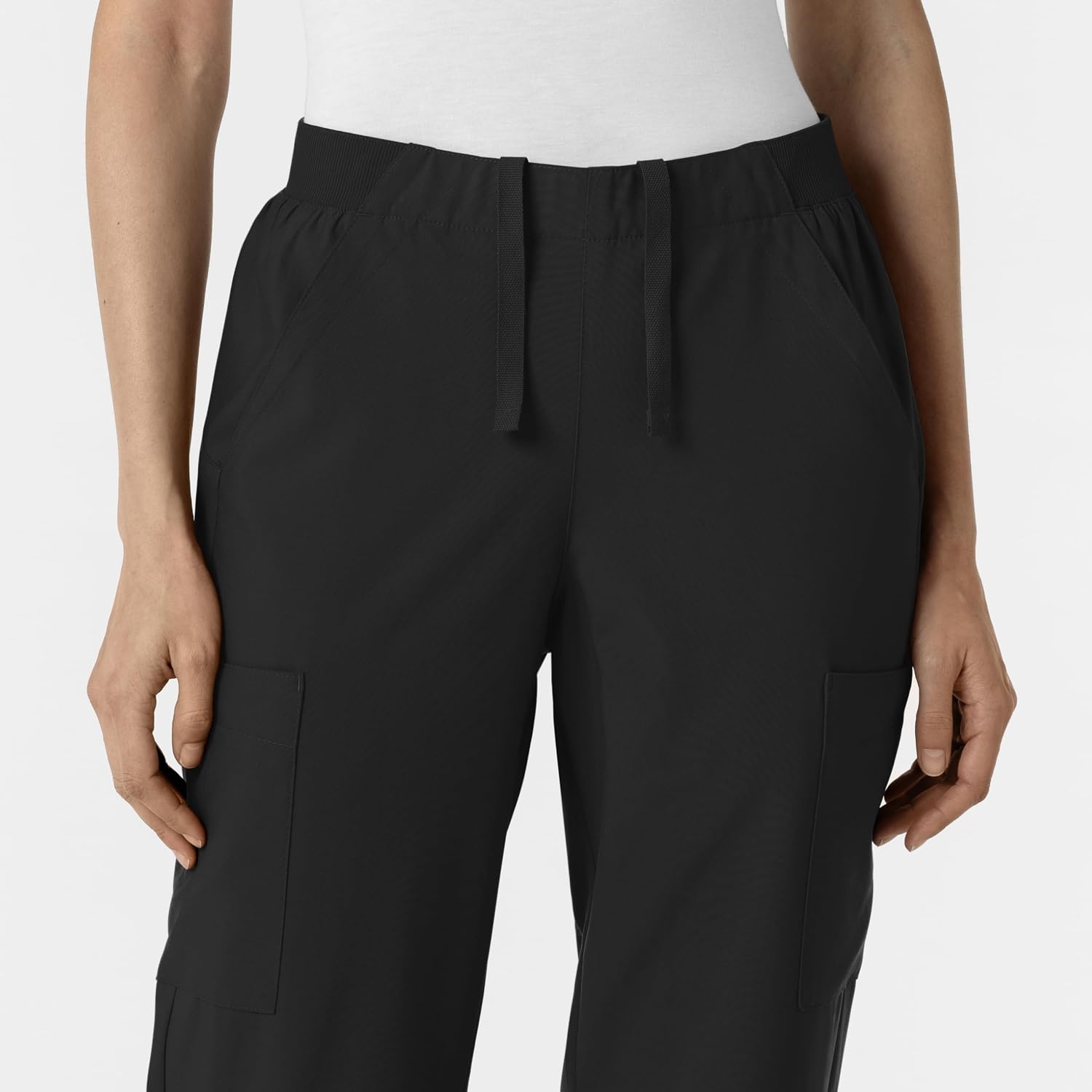 Wink Women’s Women’s Cargo Utility Scrub Pant(Black)
