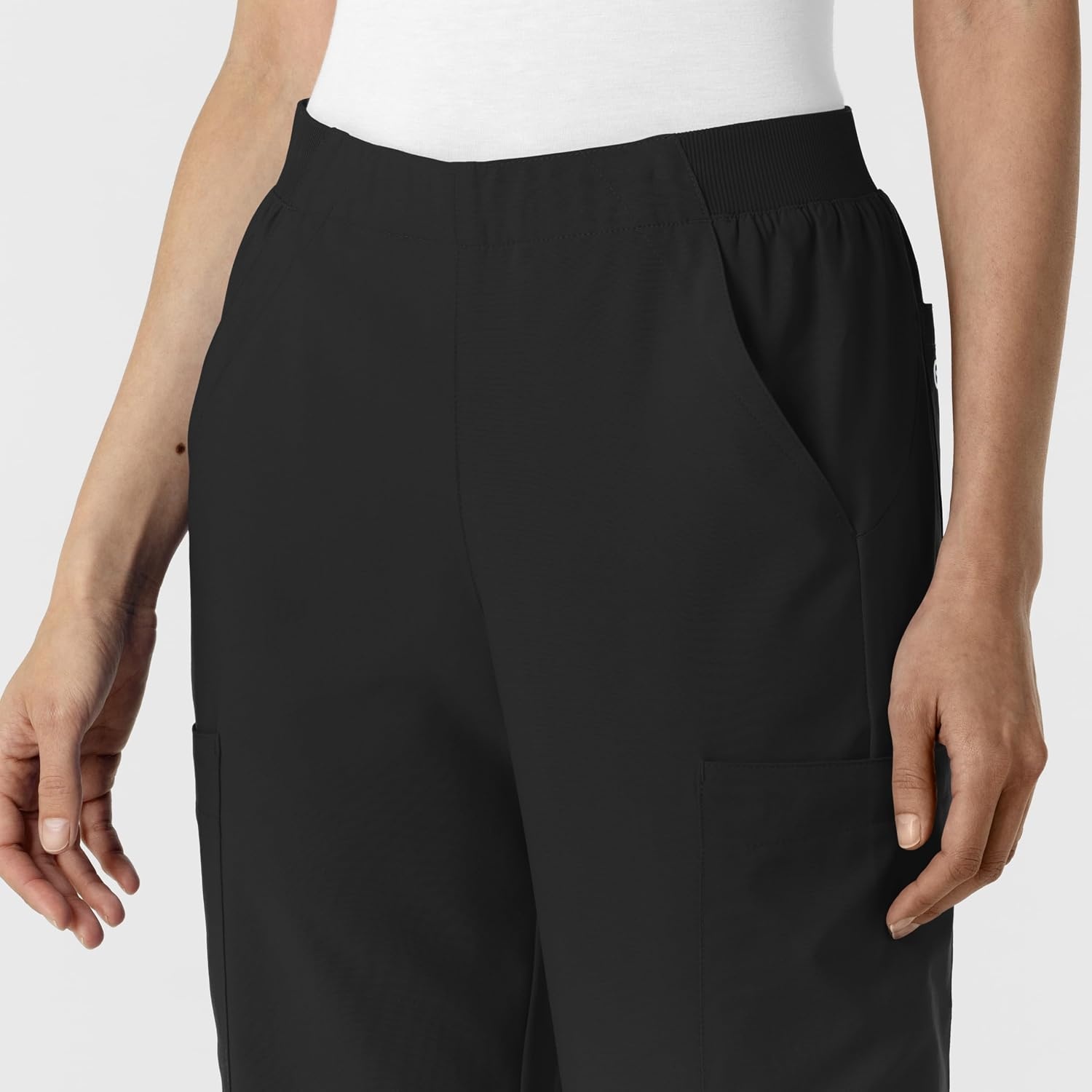 Wink Women’s Women’s Cargo Utility Scrub Pant(Black)