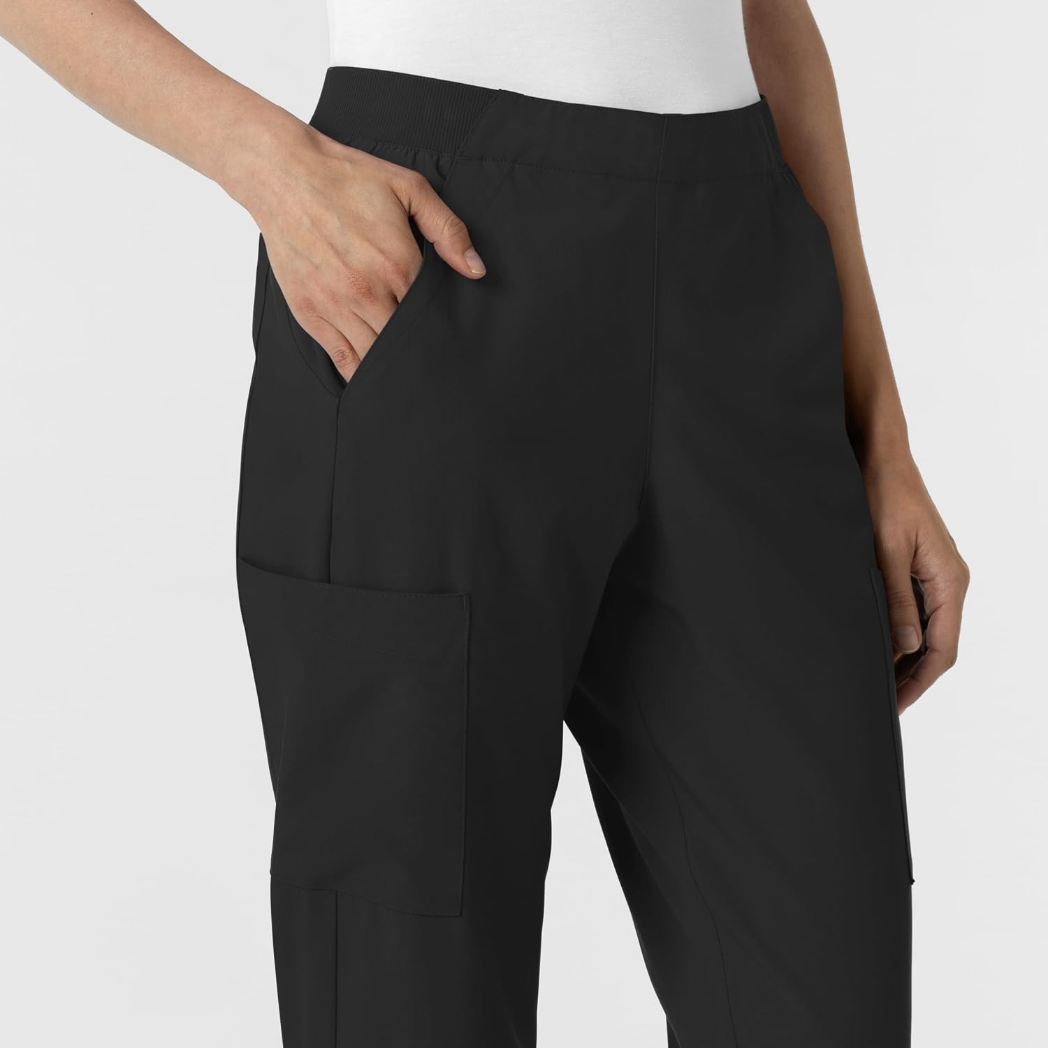 Wink Women’s Women’s Cargo Utility Scrub Pant(Black)