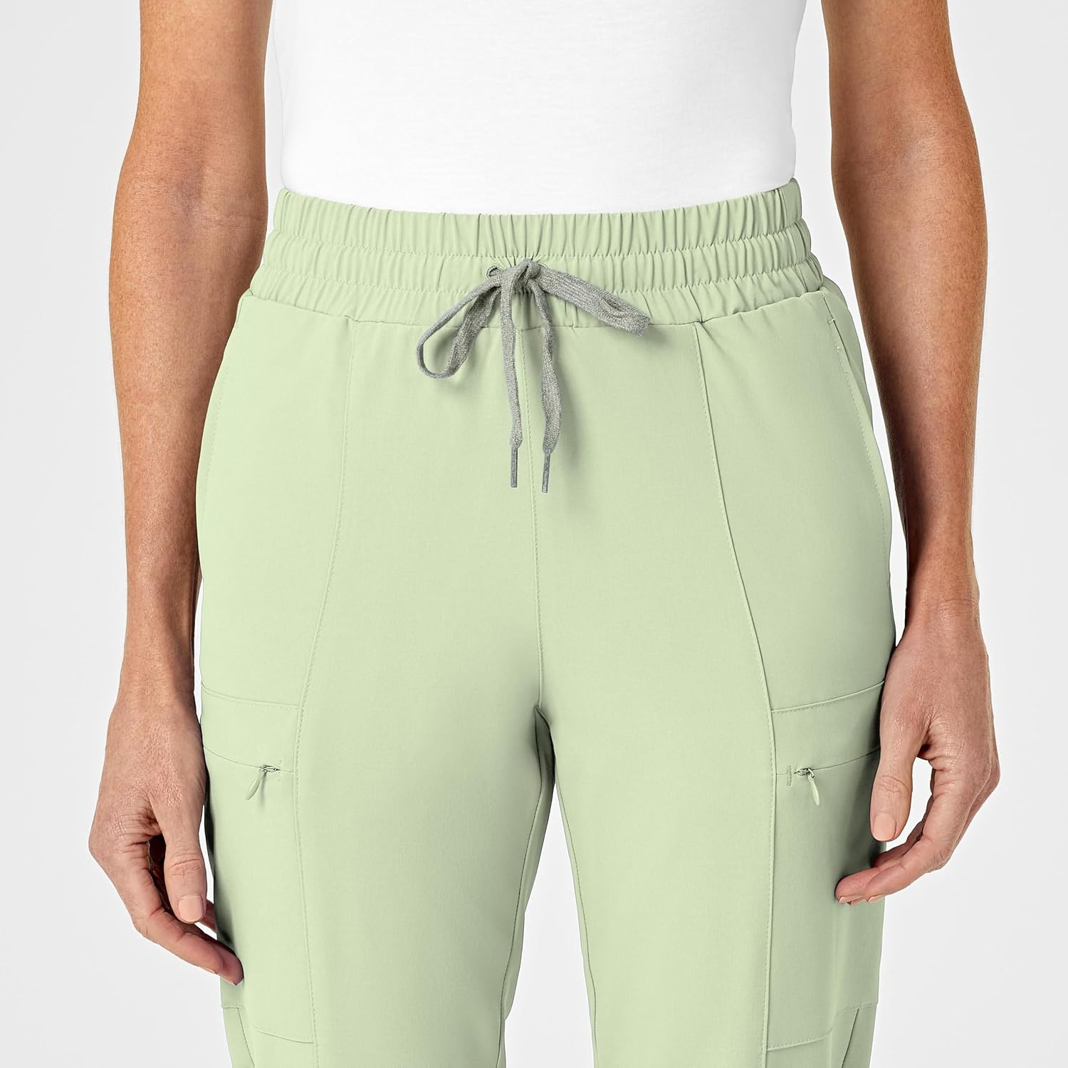 Wink Renew Women’s High Waist Slim Leg Scrub Pant(Fresh Mint)
