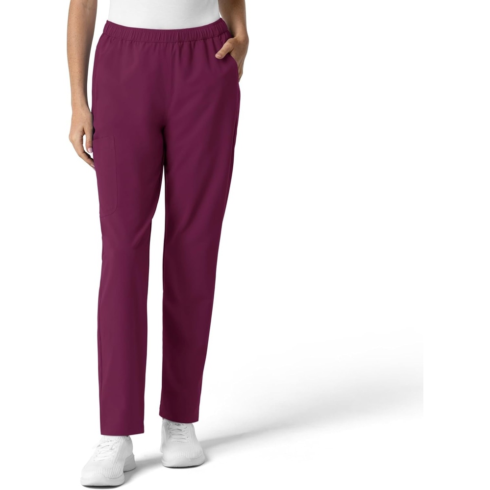 Wink NURTUR Women’s Slim Leg Scrub Pant(Wine)