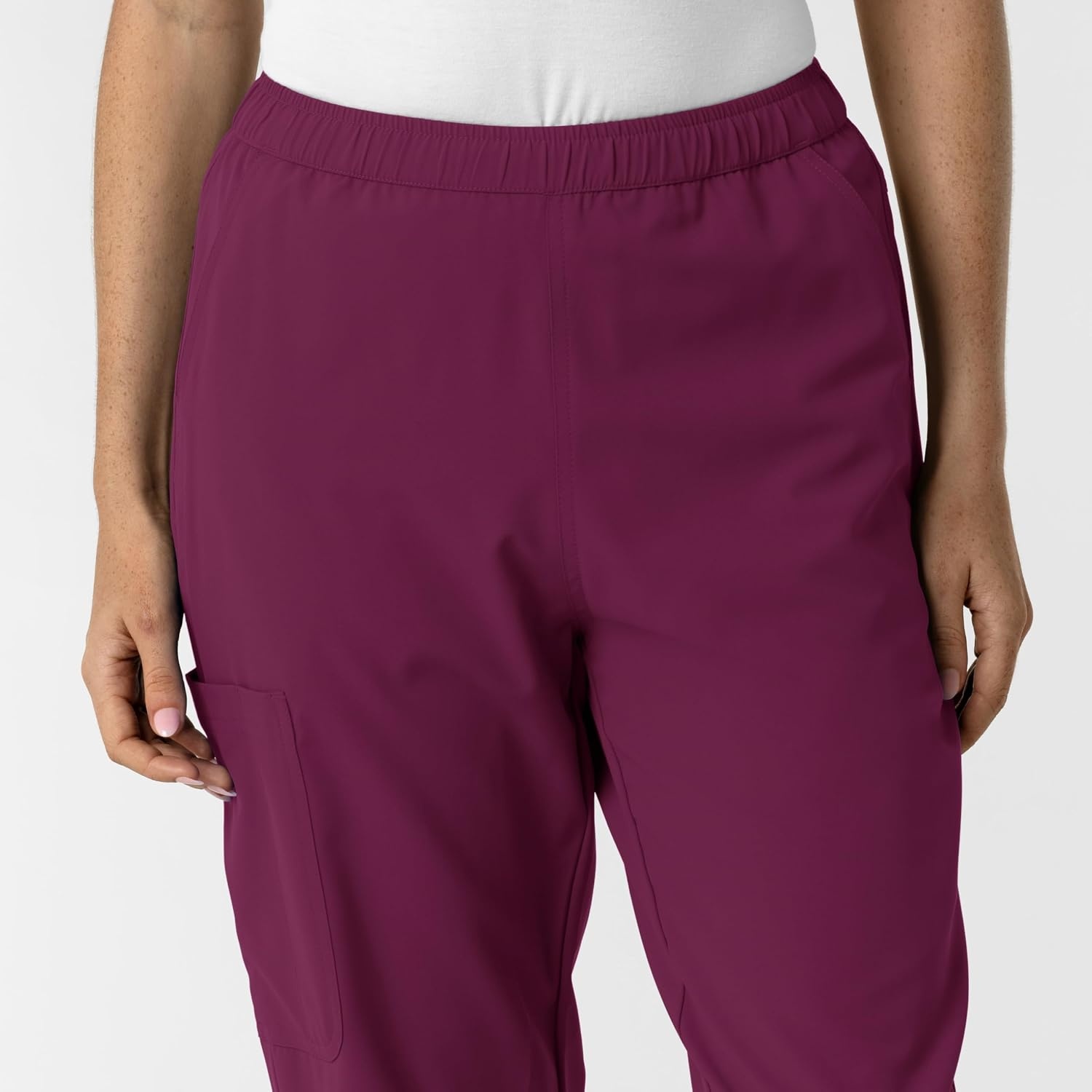 Wink NURTUR Women’s Slim Leg Scrub Pant(Wine)
