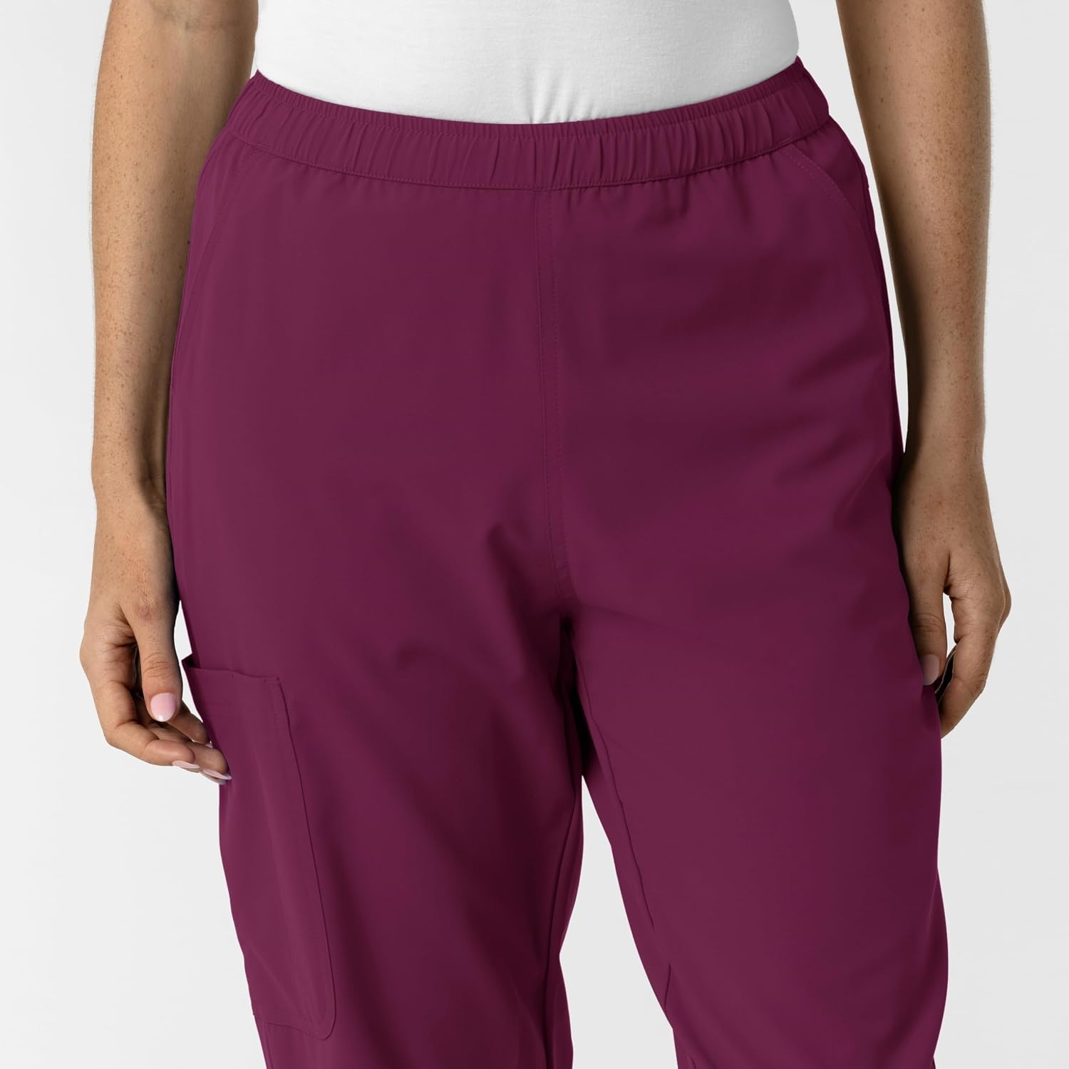 Wink NURTUR Women’s Slim Leg Scrub Pant(Wine)