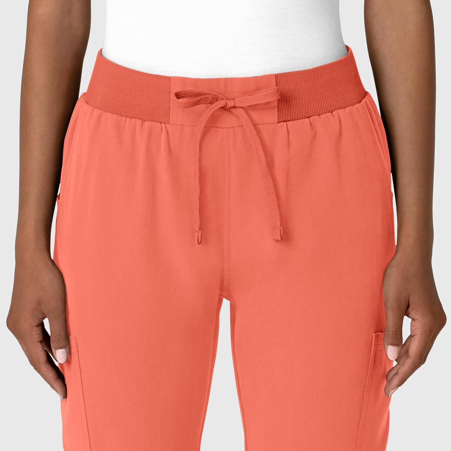 Wink Women’s Women’s Jogger Utility Scrub Pant(Sugar Coral)