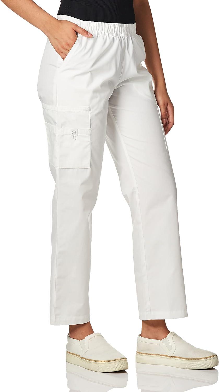 WonderWink Women’s Origins Quebec Women’ Scrub Pant(White)