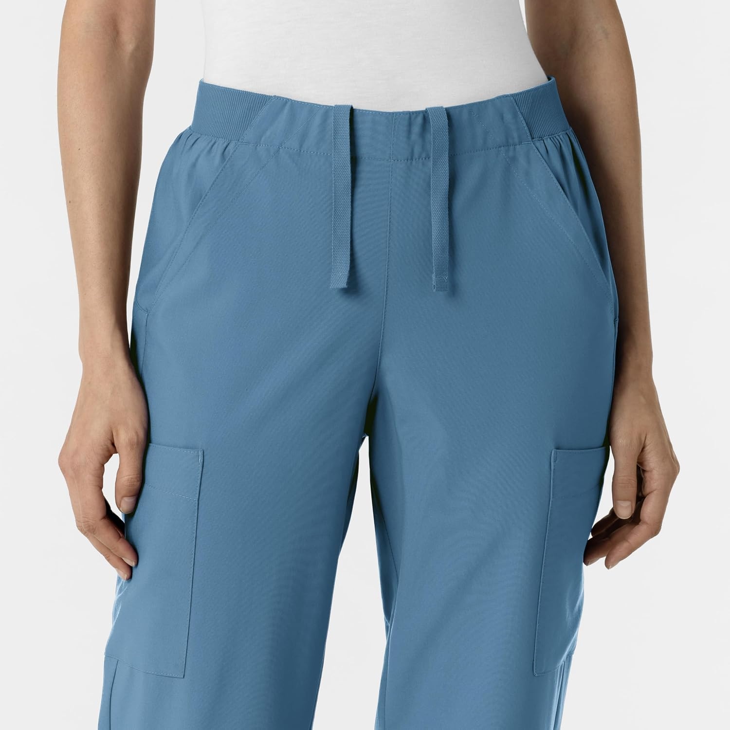 Wink Women’s Women’s Cargo Utility Scrub Pant(Pacific Blue)