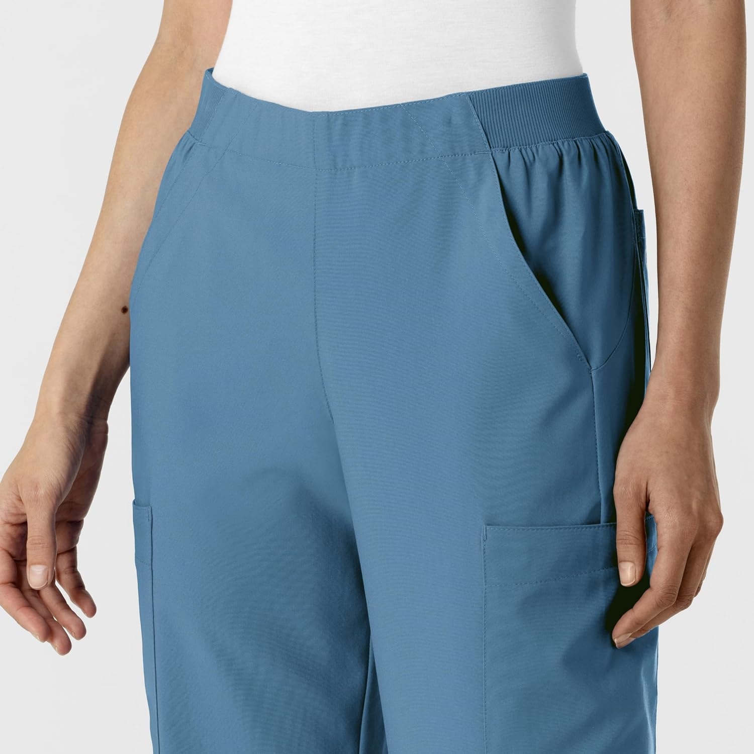 Wink Women’s Women’s Cargo Utility Scrub Pant(Pacific Blue)
