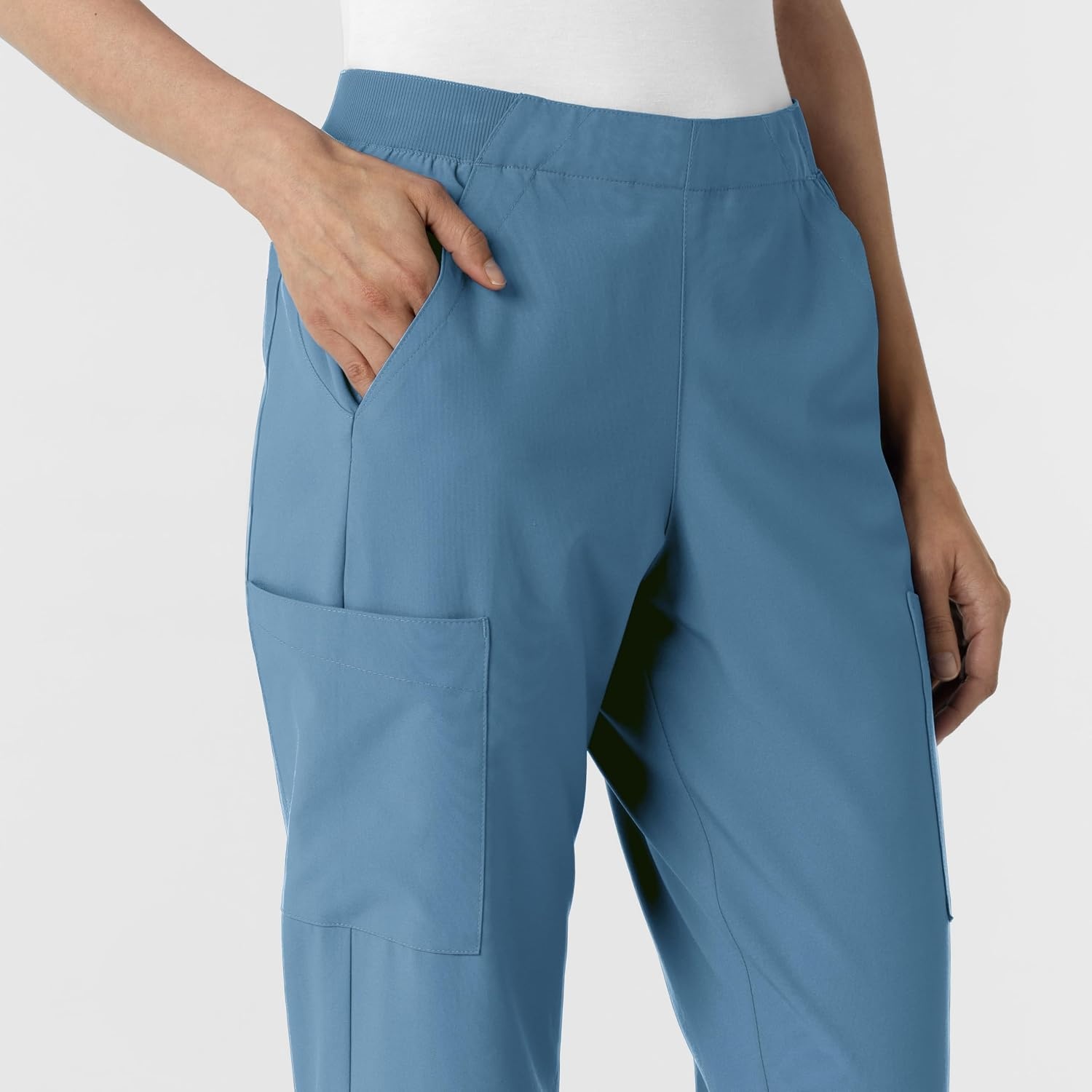 Wink Women’s Women’s Cargo Utility Scrub Pant(Pacific Blue)