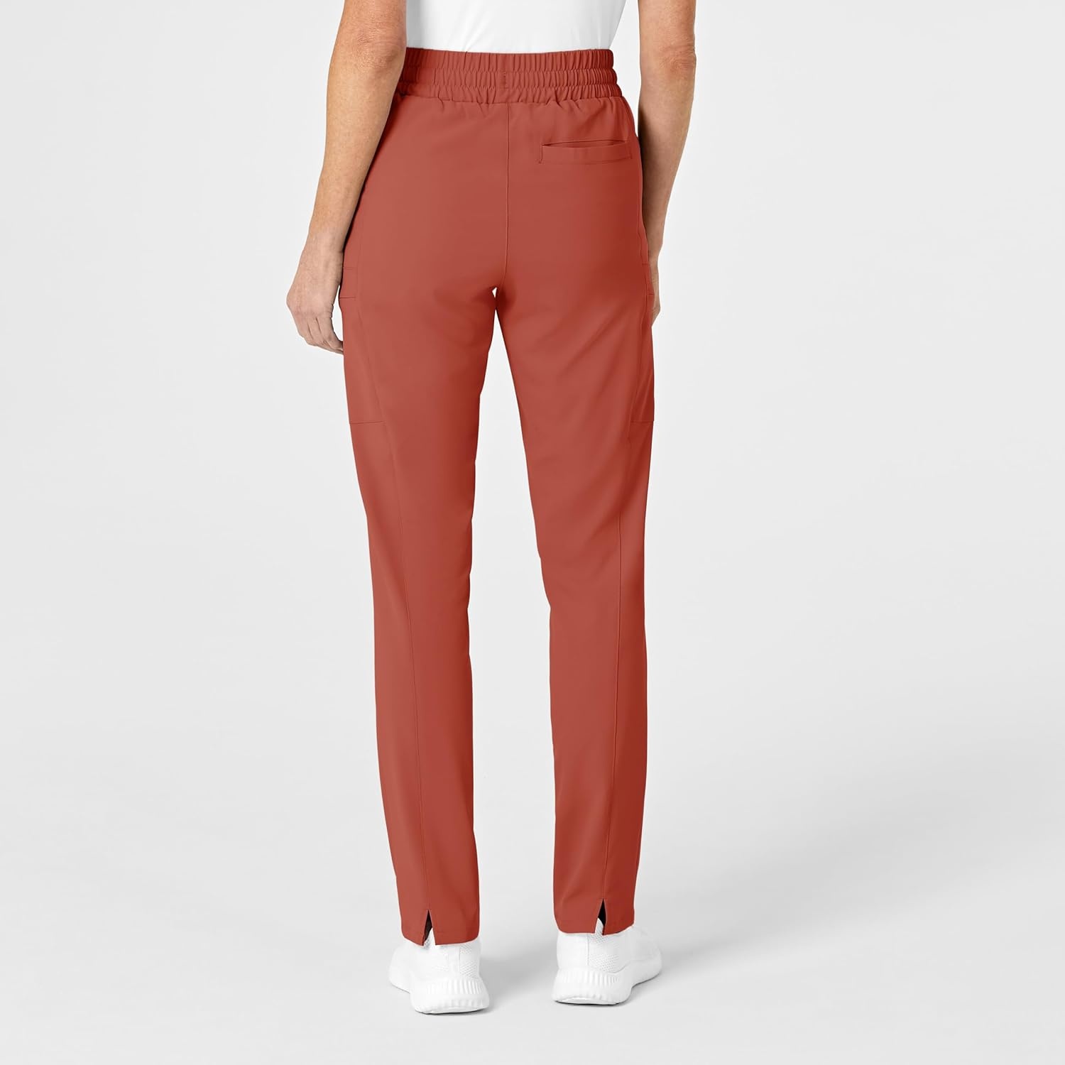 Wink Renew Women’s High Waist Slim Leg Scrub Pant(Mineral Red)