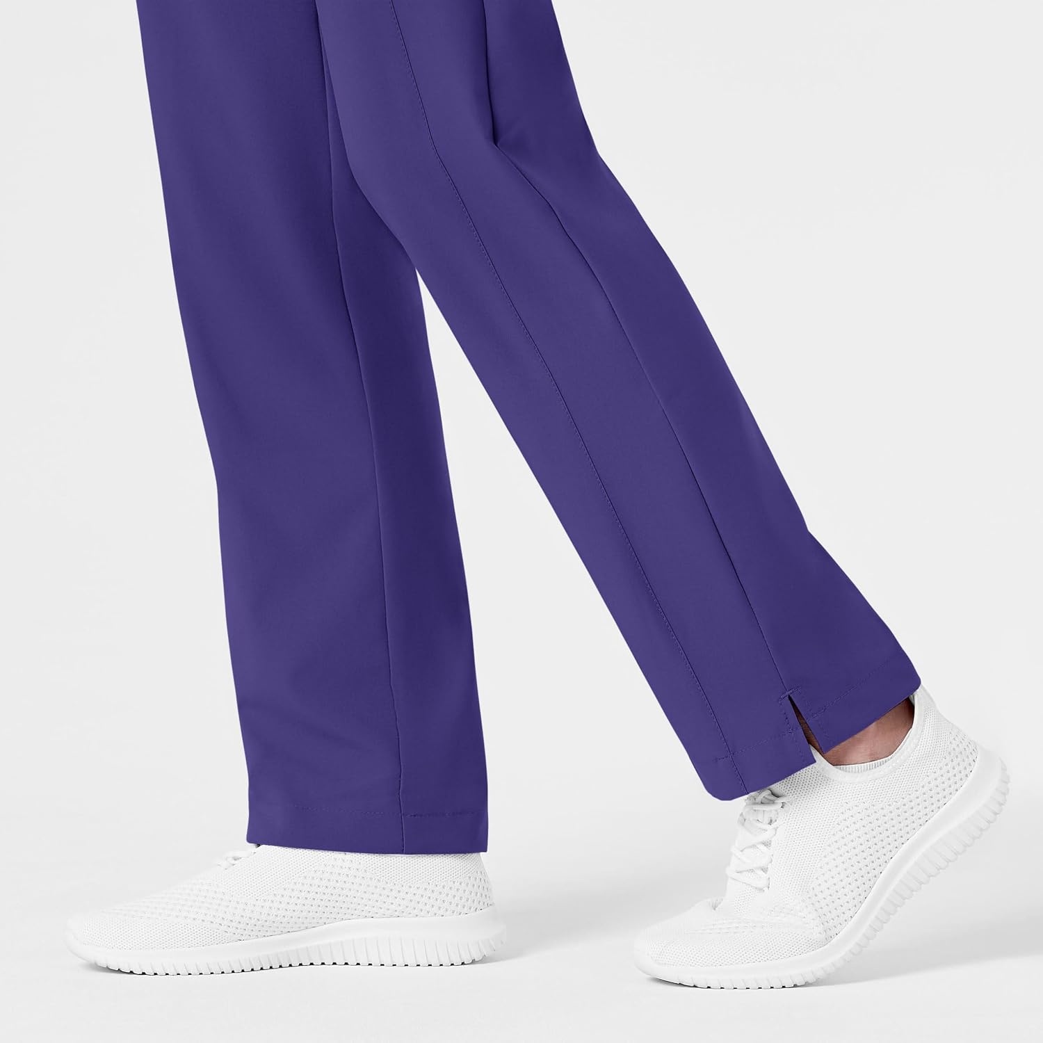 Wink W123 Women’s Flat Front Cargo Scrub Pant(Grape)