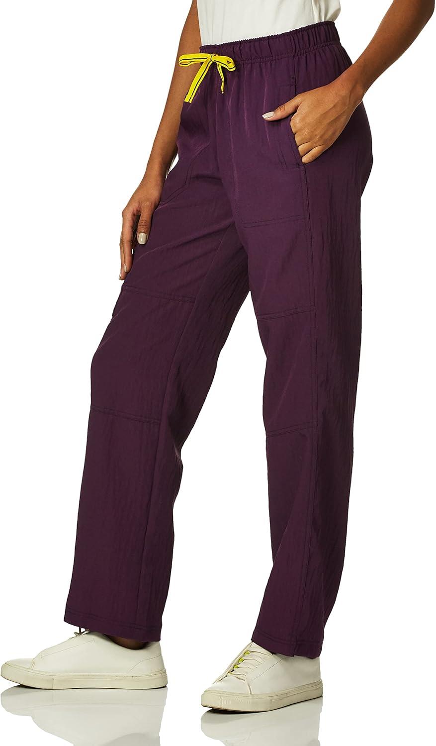 WonderWink Womens Four Stretch Cargo Scrub Pant(Eggplant)