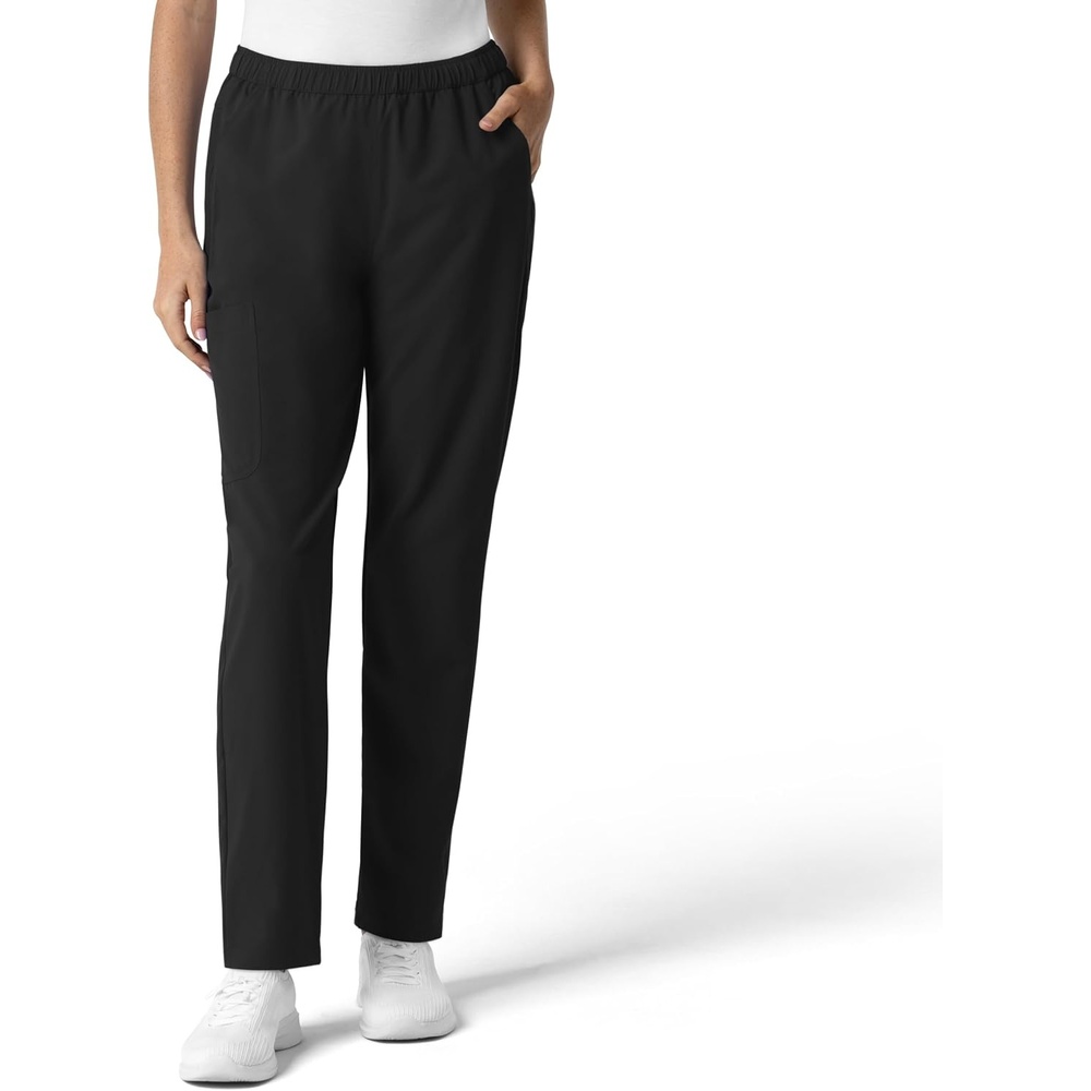 Wink NURTUR Women’s Slim Leg Scrub Pant(Black)
