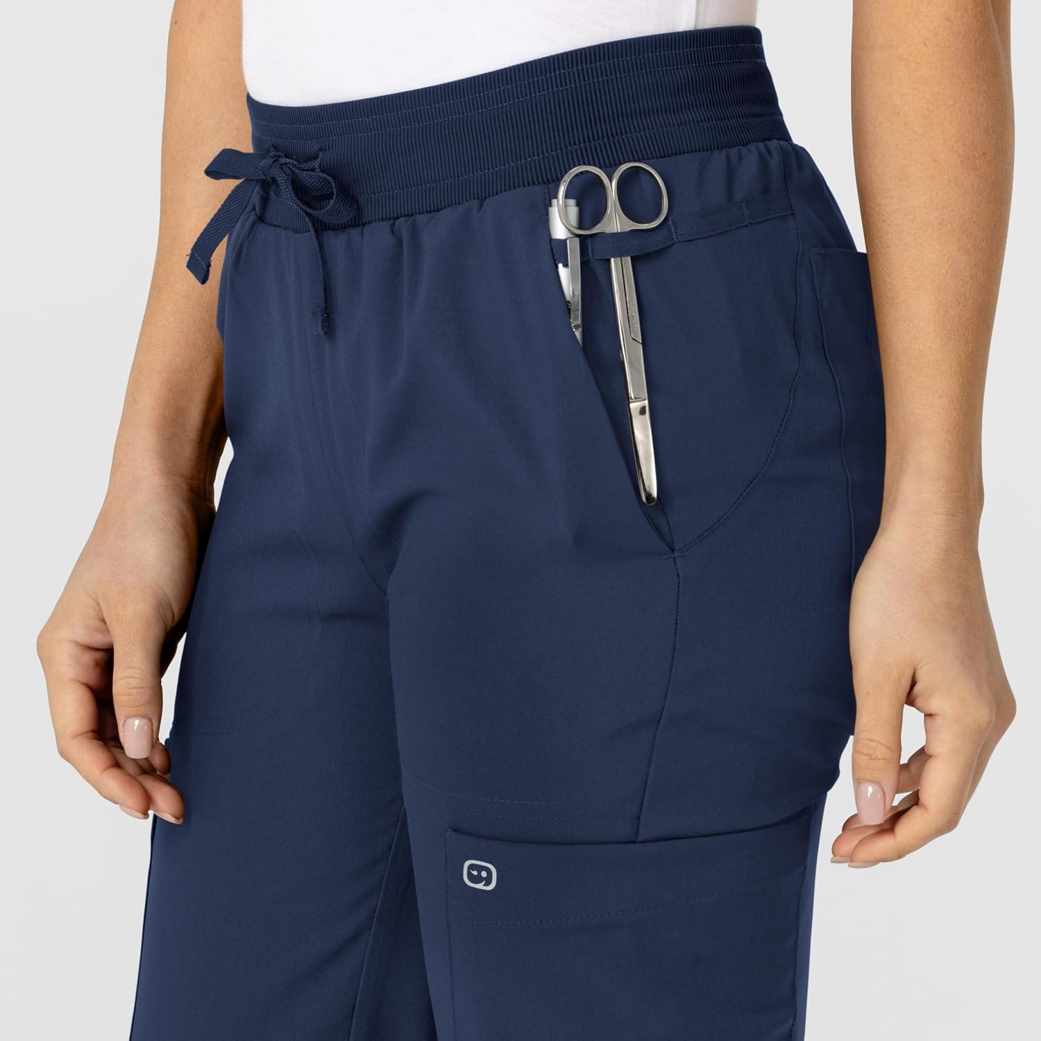 Wink W123 Women’s Flex-n-Reach Track Scrub Pant(Navy)