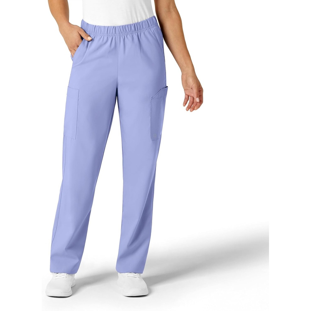 Wink W123 Unisex Multi-Cargo Scrub Pant(Ceil Blue)