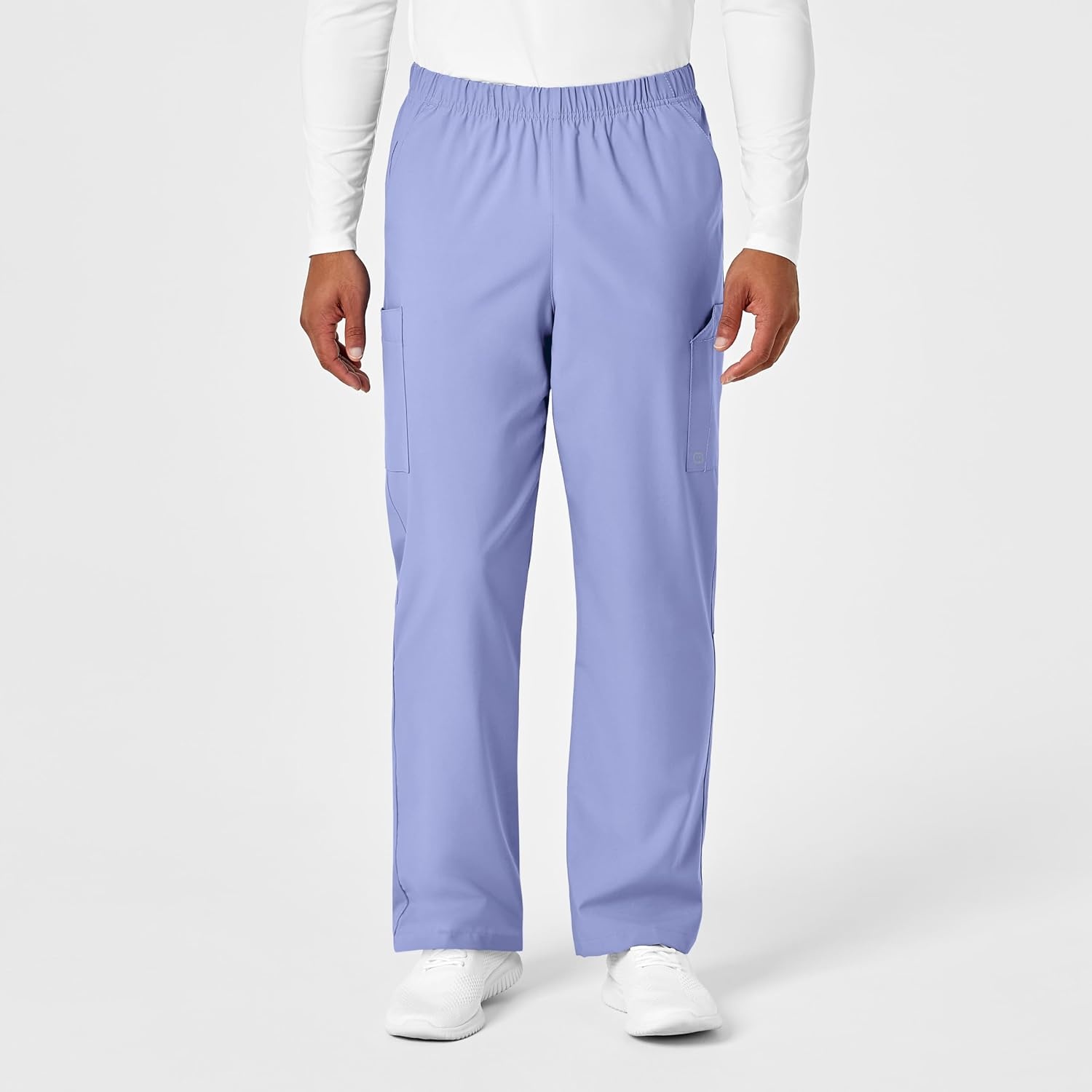 Wink W123 Unisex Multi-Cargo Scrub Pant(Ceil Blue)
