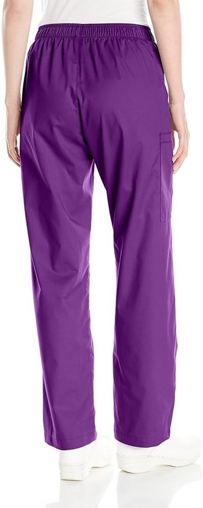 WINK Boundless Women’s Bootcut Scrub Pant | Womens Scrub Pant Teal Mid Rise(Eggplant)