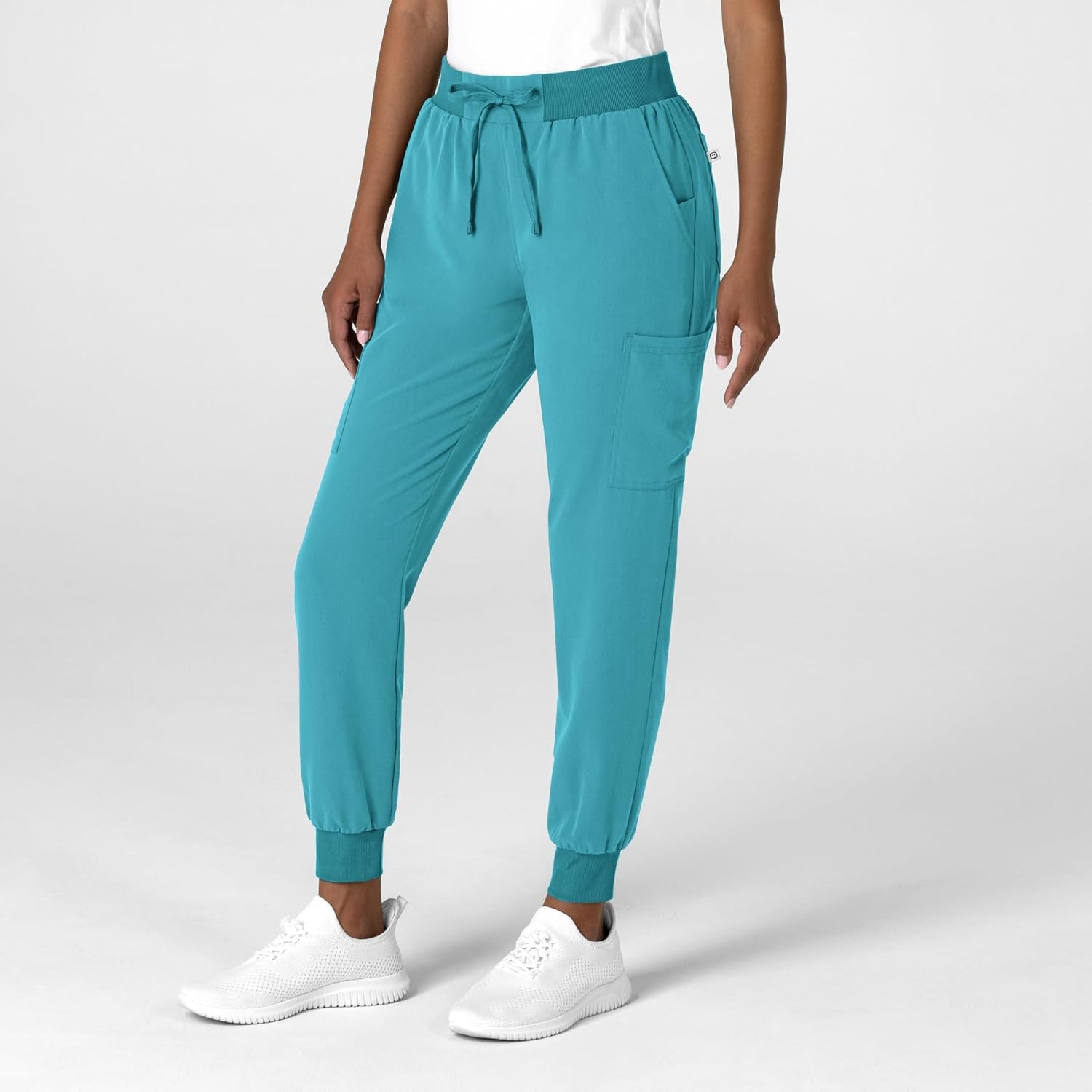 Wink Women’s Women’s Jogger Utility Scrub Pant(Teal Blue)