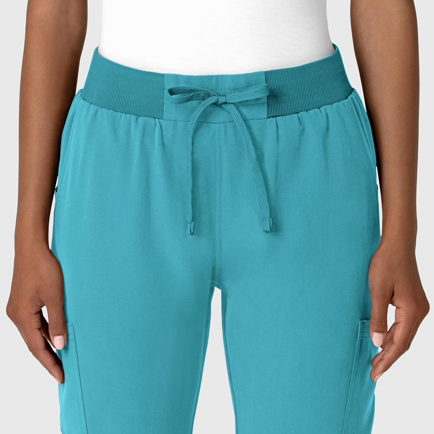 Wink Women’s Women’s Jogger Utility Scrub Pant(Teal Blue)