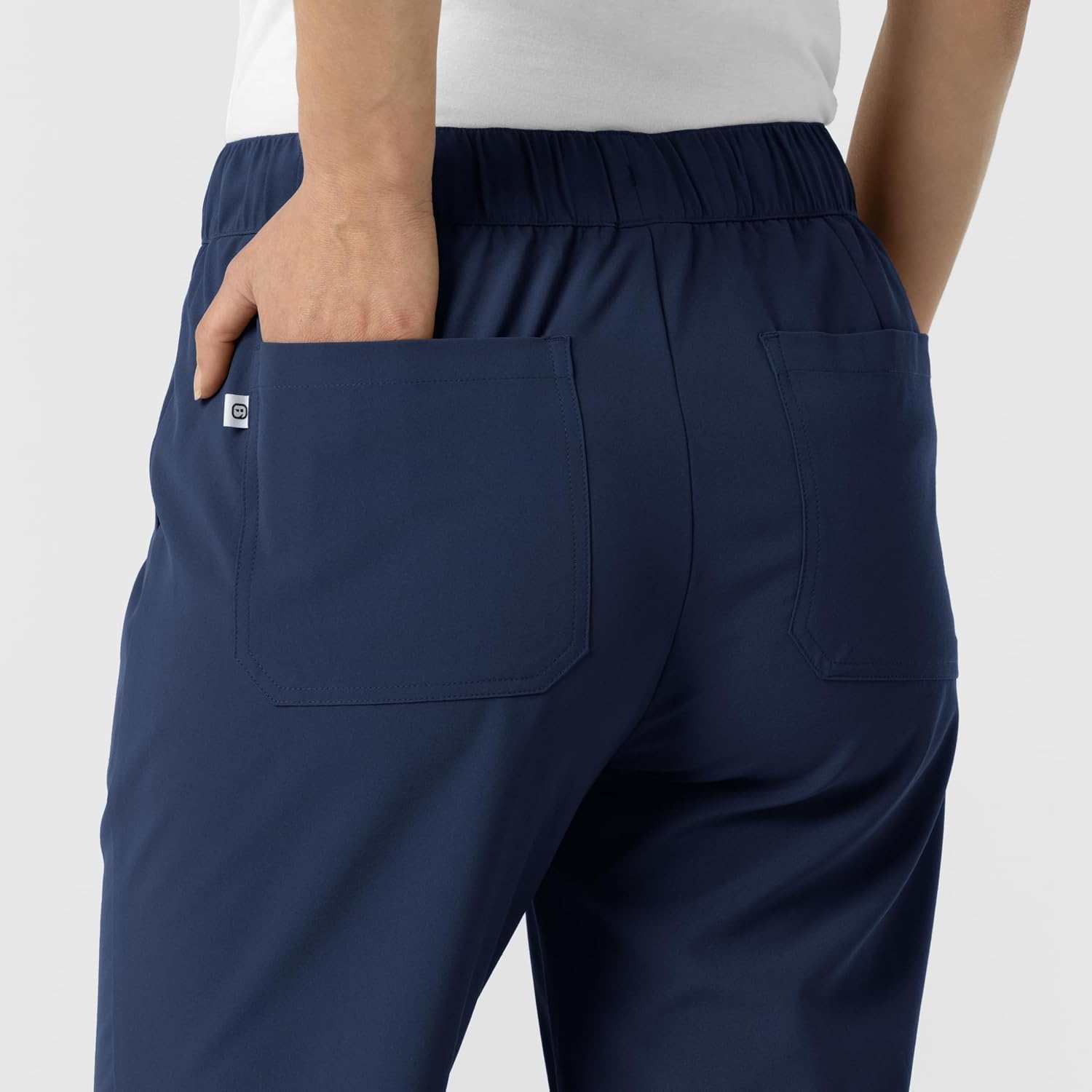 Wink Renew Women’s Pintuck Scrub Pant(Navy)